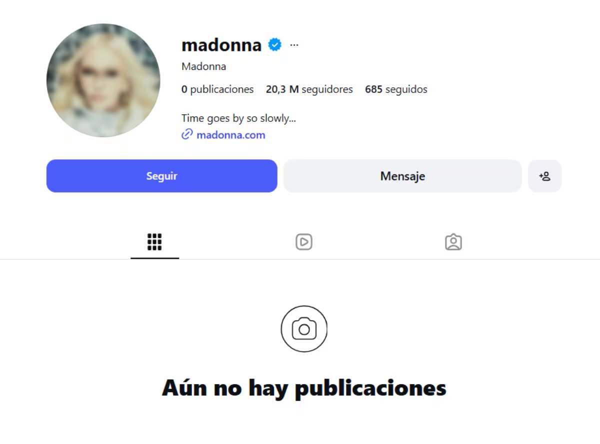 La cantante borra su Instagram, cambia su imagen y deja pistas de la secuela de su álbum (Instagram/@madonna)