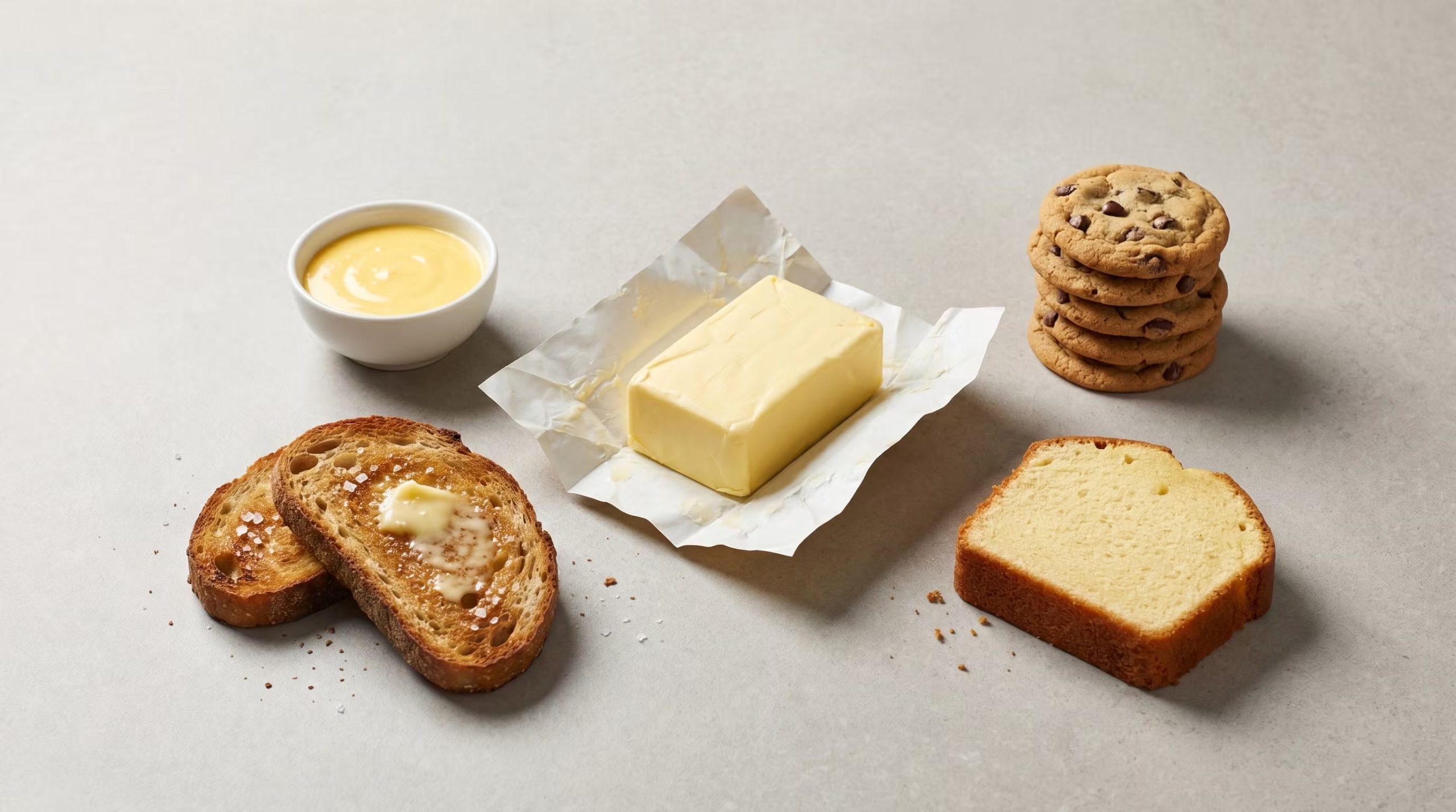 
La mantequilla, elaborada a partir de leche o nata, aporta un sabor intenso y una textura crujiente en la repostería tradicional - crédito (Imagen Ilustrativa Infobae)