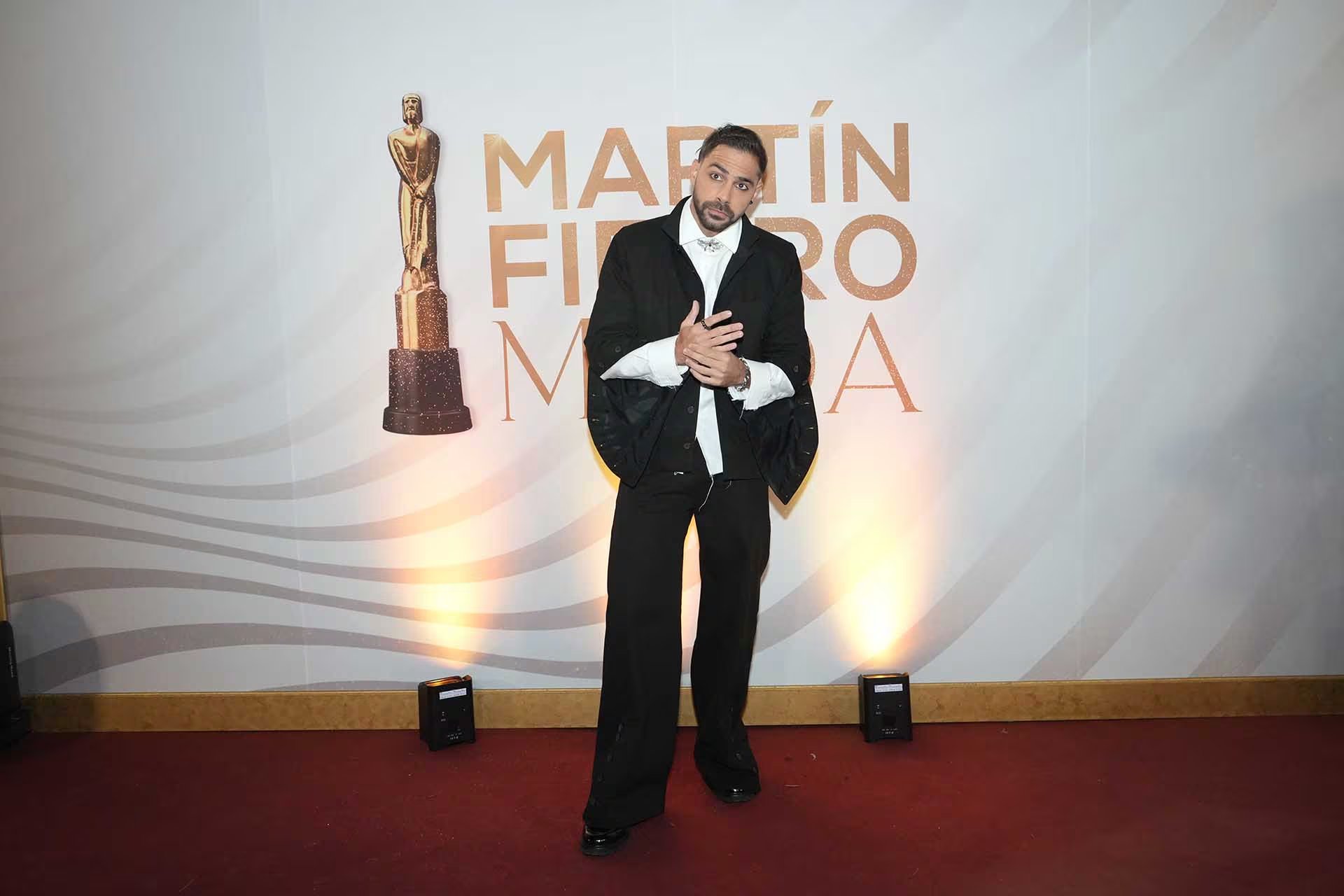 Grego Rossello al llegar a la gala