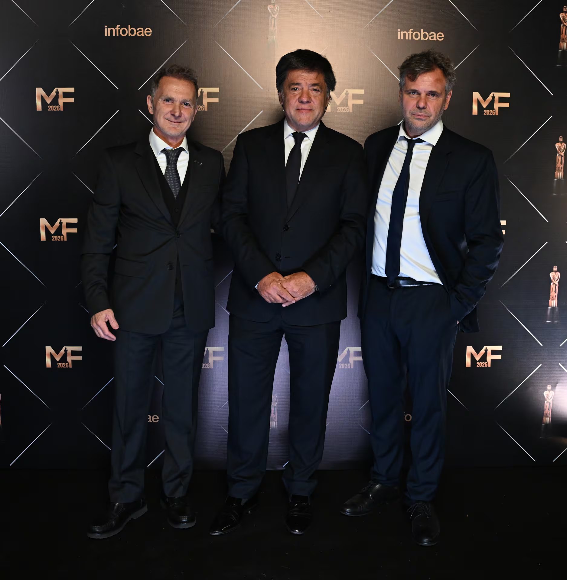 Diego Banfi, creador de la bodega Piccolo Banfi; el empresario Gustavo Scaglione, líder del grupo que adquirió Telefe; Federico Levrino, Sr. director artístico y programación de Telefe
