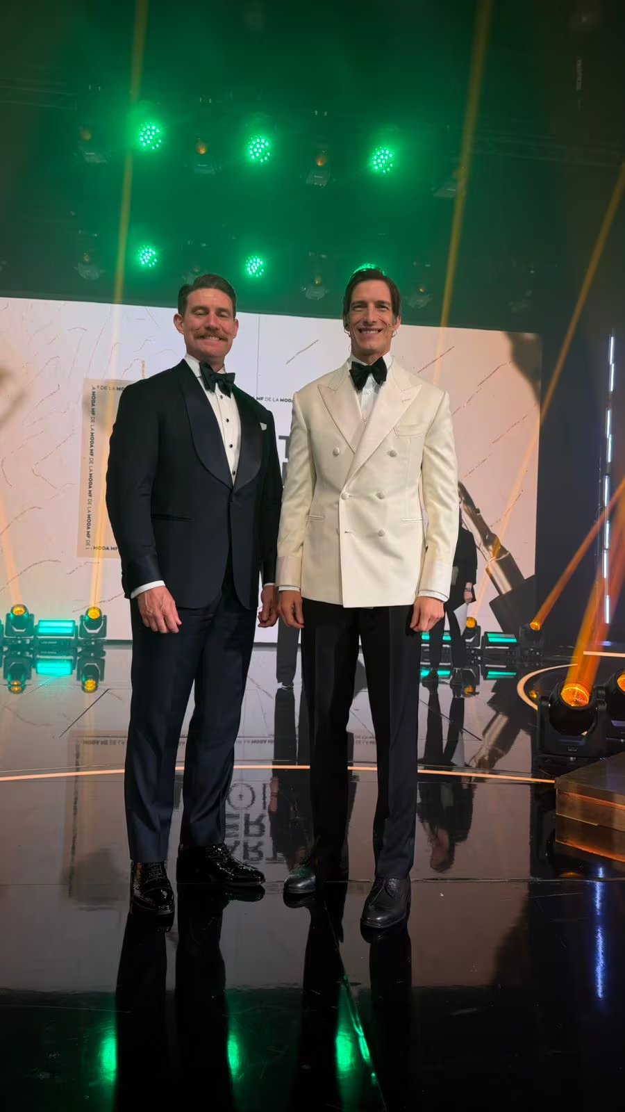 Iván de Pineda con Nicolás Zaffora