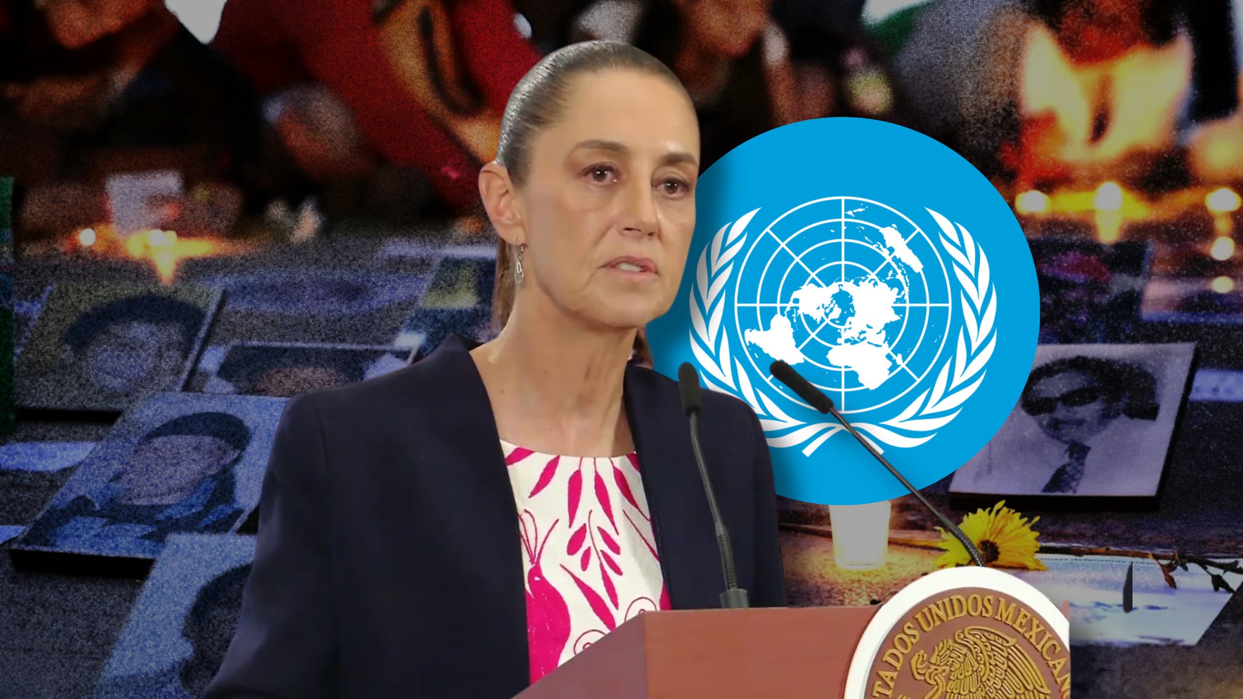 La presidenta Claudia Sheinbaum, rechaza informe de la ONU. (Infobae-Itzallana)