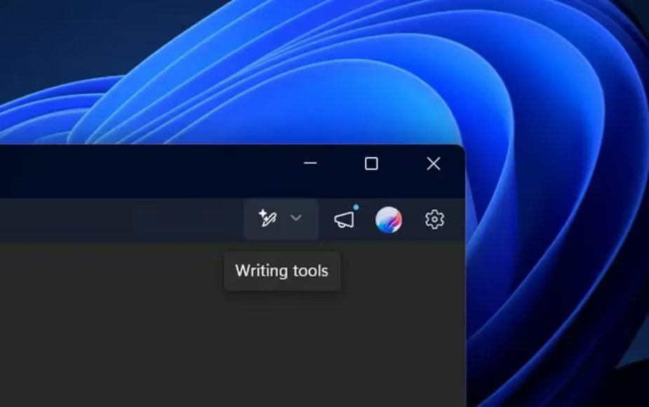 Bloc de notas ha eliminado el ícono de Copilot en su menú. (Foto: Phantomofearth)