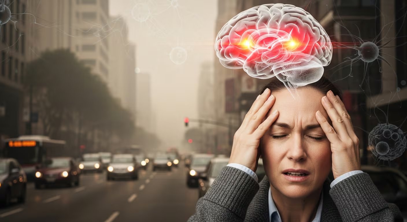 Durante los días con niveles elevados de contaminación atmosférica, se registró un notable aumento de consultas médicas debido a migrañas agudas (Imagen Ilustrativa Infobae)