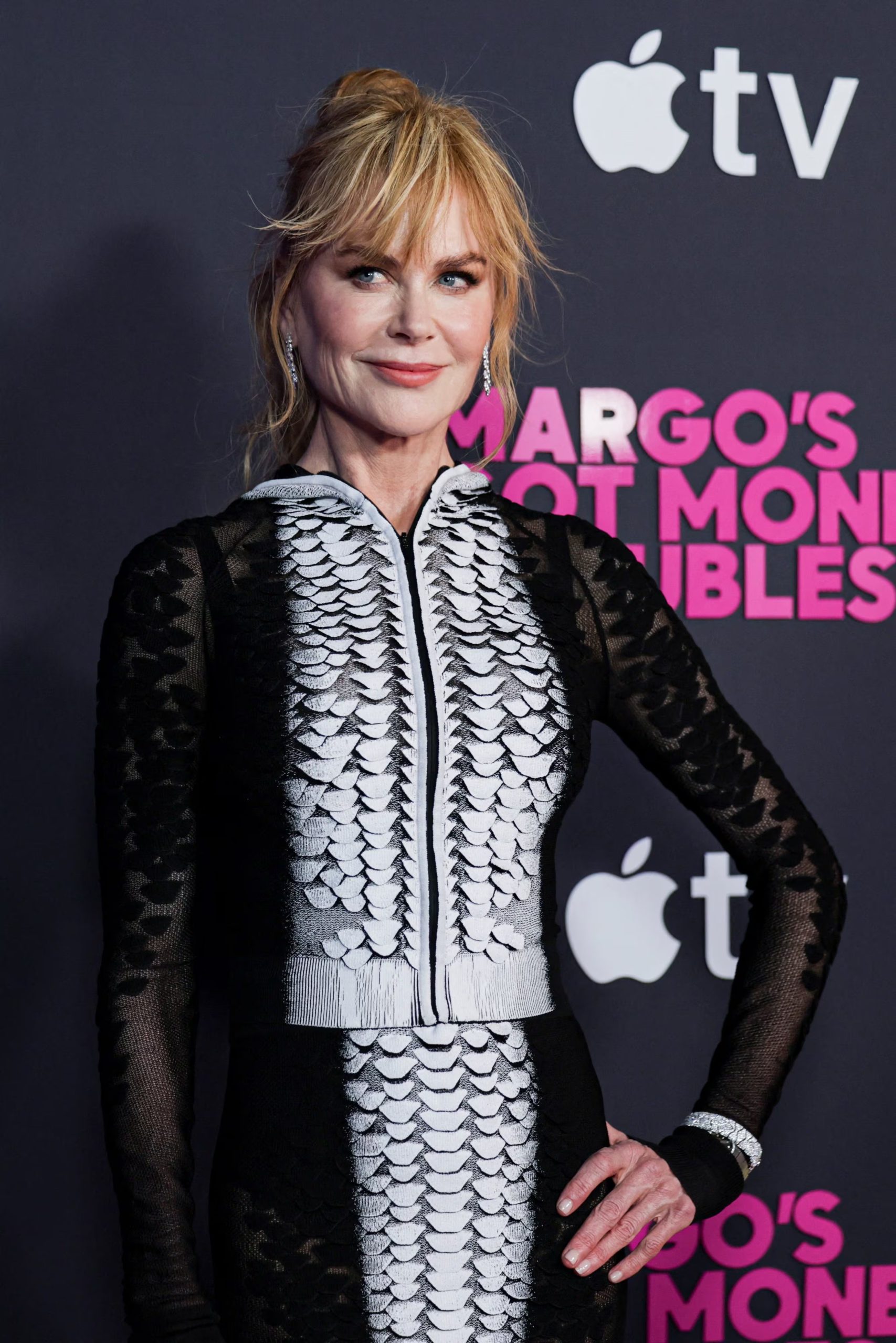 El audaz vestido elegido por la actriz en la presentación de “Margo’s Got Money Troubles” (REUTERS/Jeenah Moon)