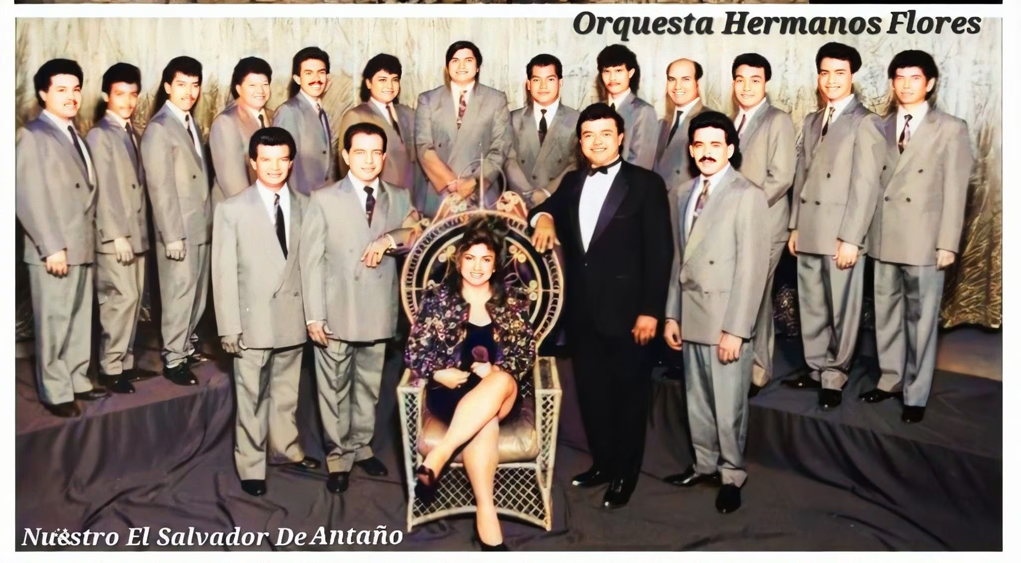 El legado musical de la Orquesta Los Hermanos Flores inició en el departamento de San Vicente en 1962. (Cortesía: Redes sociales)