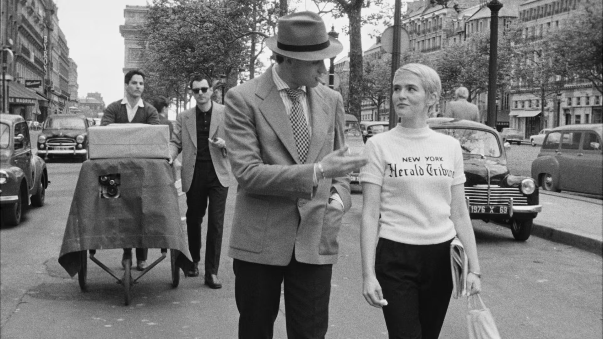 Aubry Dullin es Jean-paul Belmondo y Zoey Deutch es Jean Seberg en 'Nouvelle Vague'