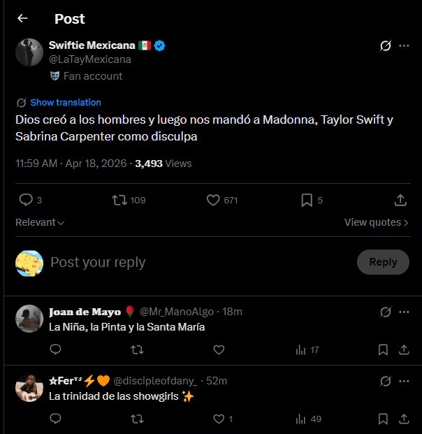 (Captura de pantalla @LaTayMexicana/X)