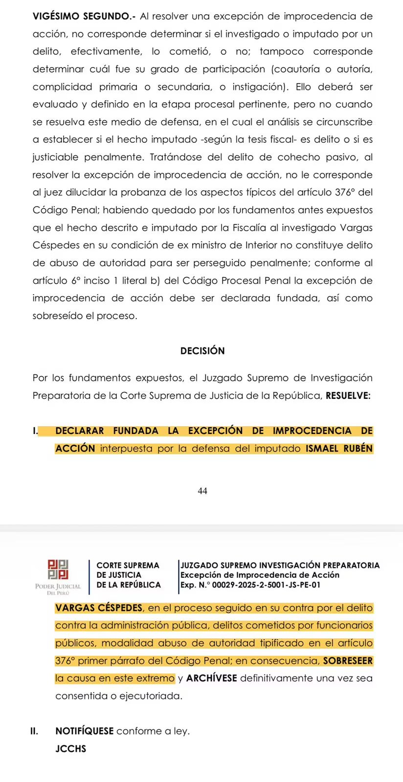PJ determina que pases al retiro de generales PNP fueron constitucionales.