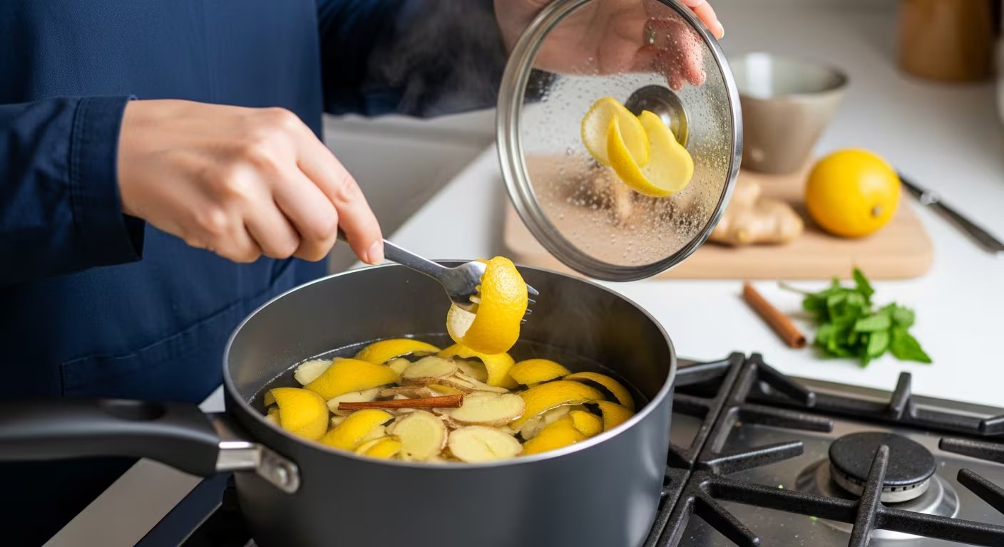 Preparar este aromatizante casero requiere ingredientes simples, agua y controlar la cocción para evitar que el perfume se torne desagradable (Imagen Ilustrativa Infobae)
