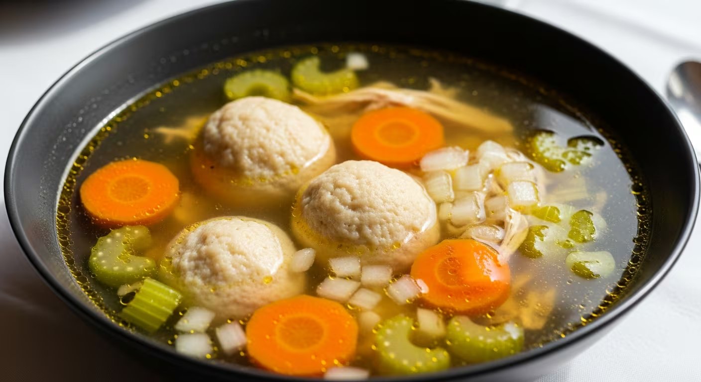 Clásica en el Seder de Pésaj, esta sopa une a las familias judías en torno a un plato que simboliza la salida de Egipto y la preservación de la identidad a través de generaciones (Imagen Ilustrativa Infobae)