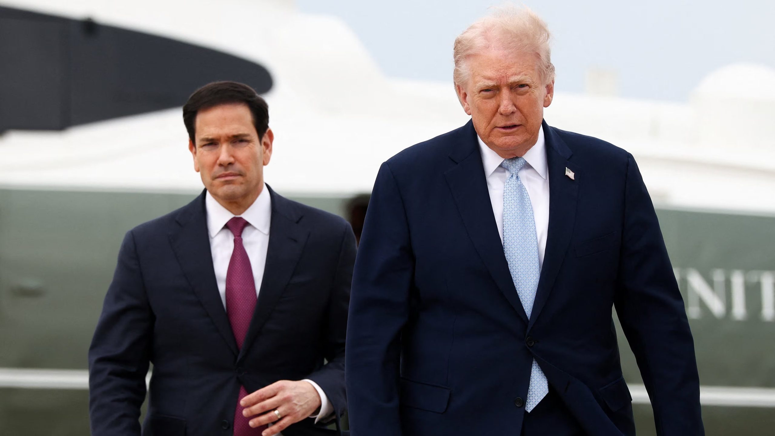 Donald Trump y Marco Rubio, secretario de Estado