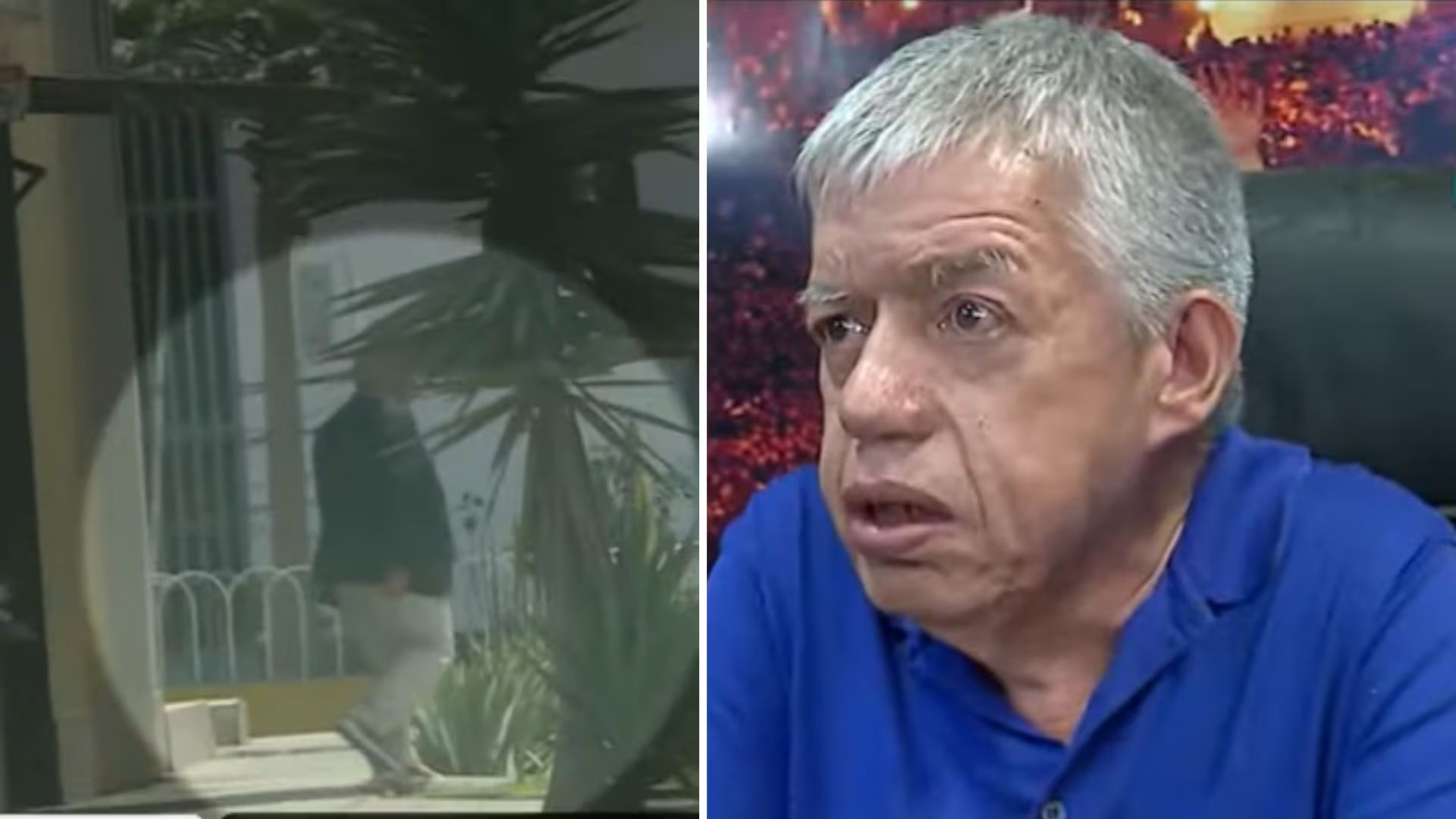 César Acuña fue captado en la casa de Óscar Acuña. Foto: Latina