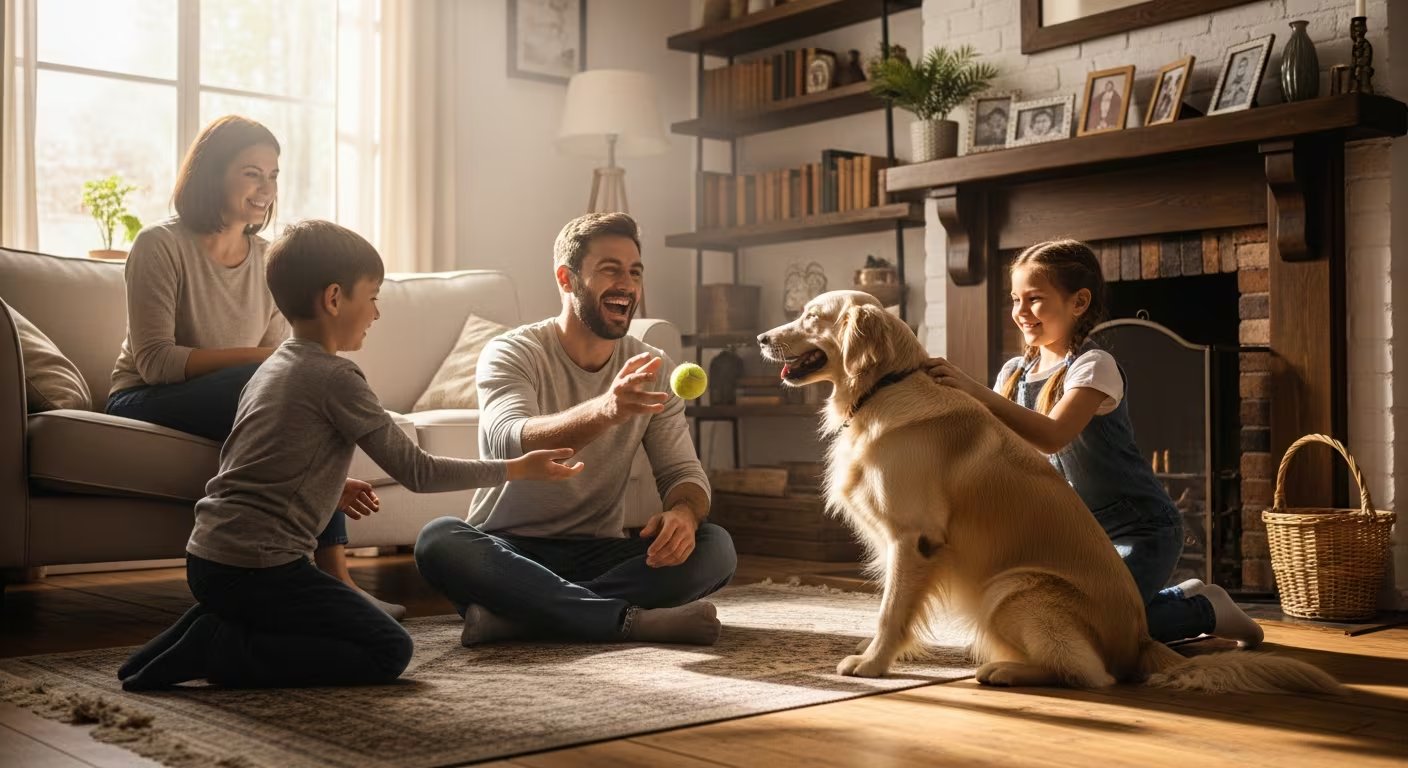 Los especialistas sugieren que incluso breves sesiones diarias de juego pueden beneficiar el bienestar tanto del perro como de las personas responsables. (Imagen Ilustrativa Infobae)