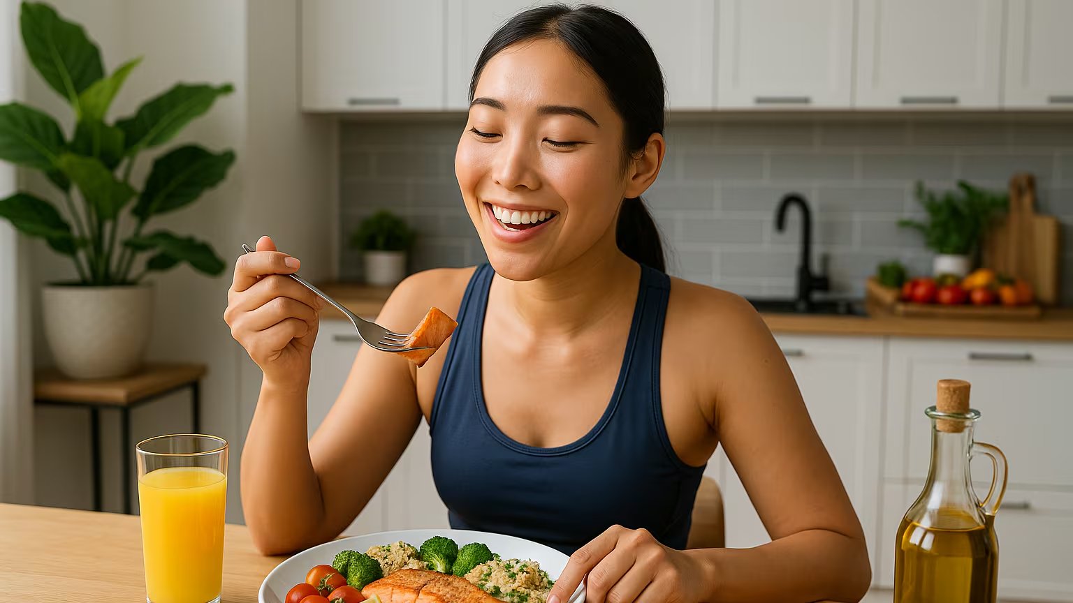 El consumo rápido de alimentos dificulta que el cerebro registre la saciedad, lo que puede llevar a una sensación de hambre poco después de comer (Imagen Ilustrativa Infobae)