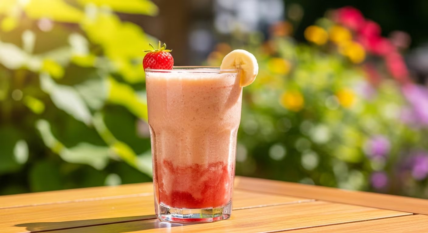 Esta receta de licuado combina frutas frescas con avena y leche, proporcionando energía natural para niños y adultos. - (Imagen Ilustrativa Infobae)