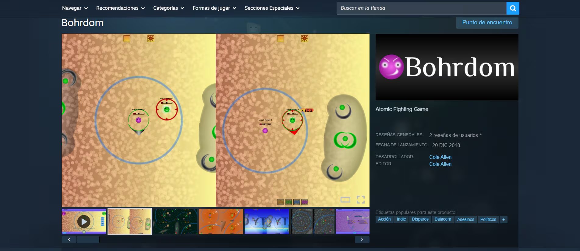 El intento de ataque contra autoridades federales llevó a la viralización y posterior retiro del juego en Steam, reabriendo la discusión sobre el vínculo entre desarrolladores, plataformas y eventos criminales - crédito captura de pantalla Steam