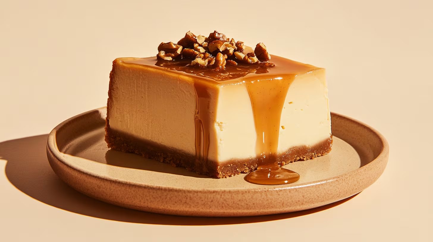 Esta receta de torta fría combina la crocancia de galletitas, nueces y almendras con un relleno cremoso a base de queso crema. - (Imagen Ilustrativa Infobae)