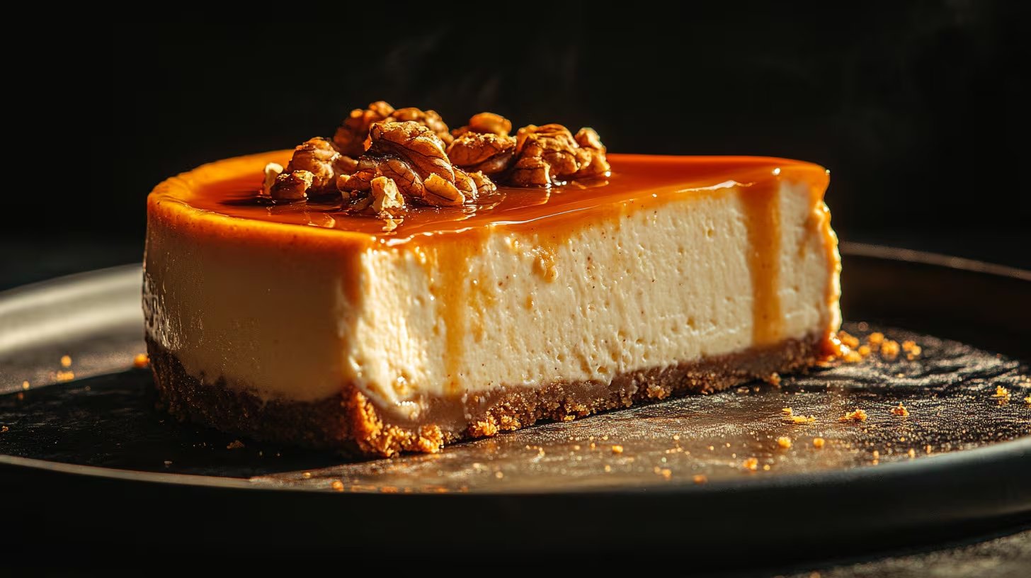 La receta aconseja hornear la preparación a baño María y dejar enfriar el cheesecake en el horno para evitar la formación de grietas. - (Imagen Ilustrativa Infobae)