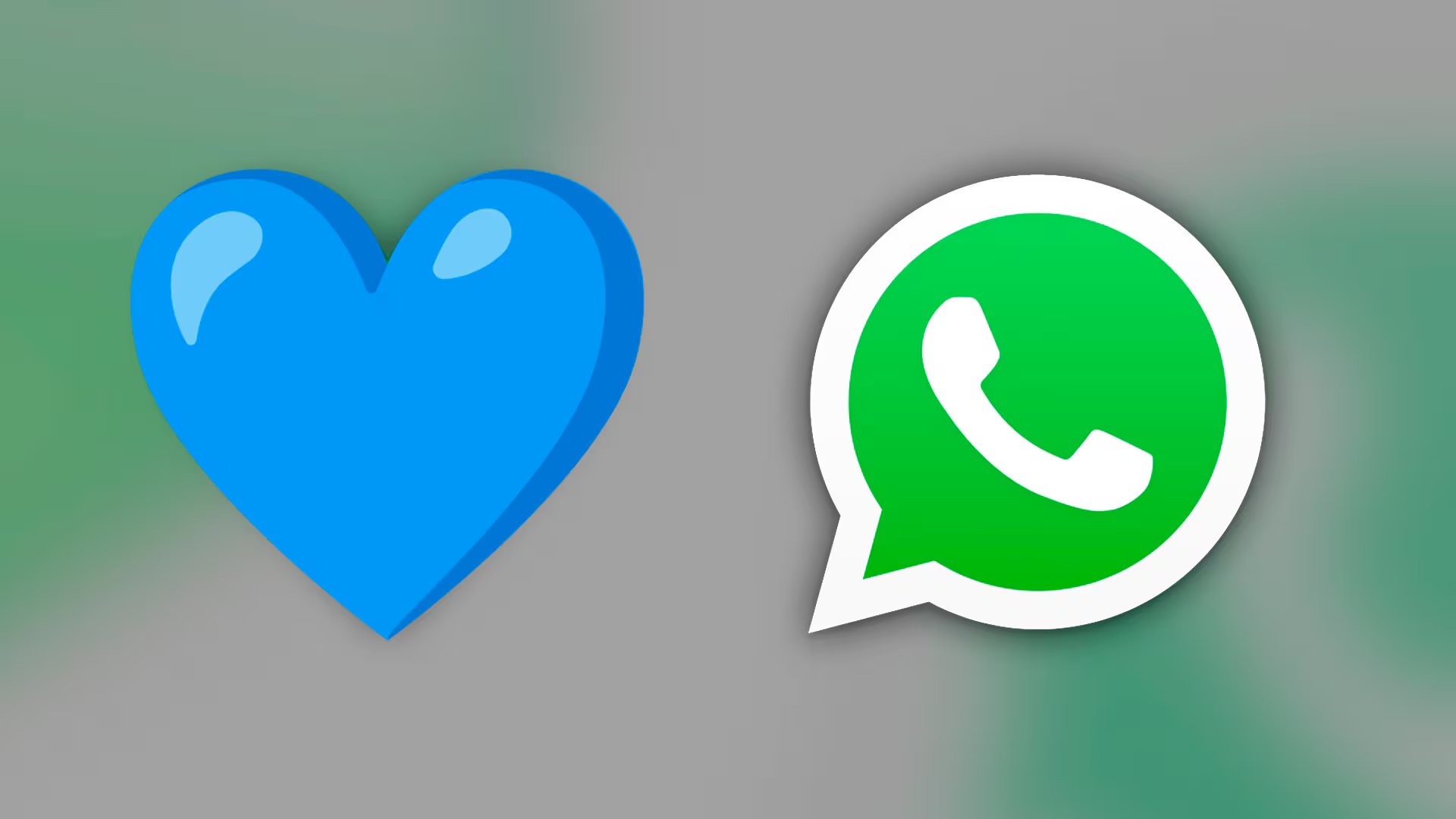 El corazón azul de WhatsApp suele asociarse a los mejores amigos.