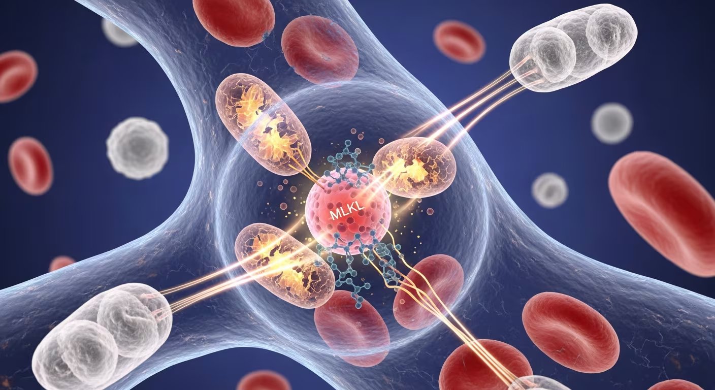 El estudio de la Universidad de Tokio revela cómo la activación de MLKL daña las mitocondrias y reduce la regeneración de glóbulos blancos (Imagen Ilustrativa Infobae)