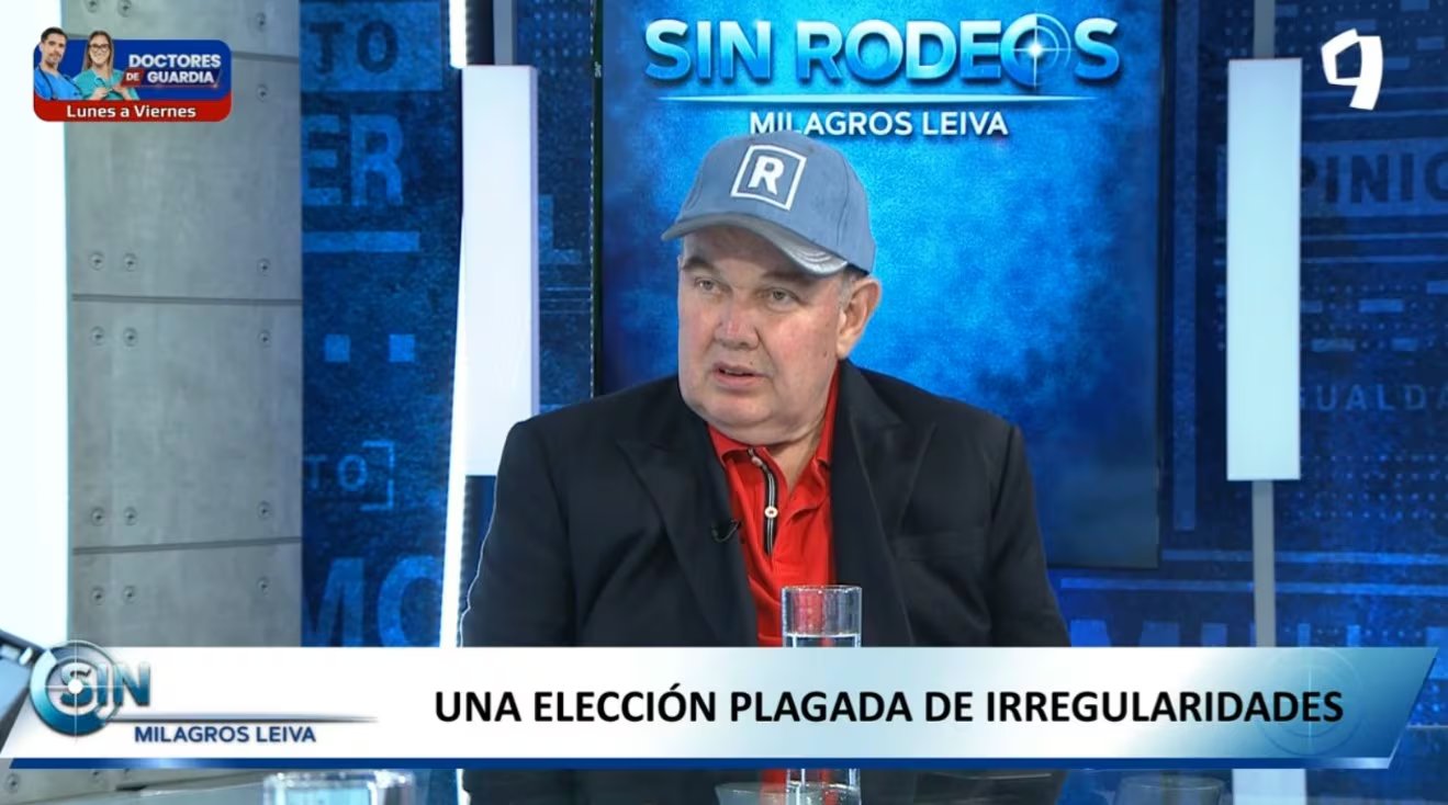 “Más de un millón no votó”: López Aliaga pide elección complementaria tras denunciar irregularidades. Captura: Sin Rodeos.