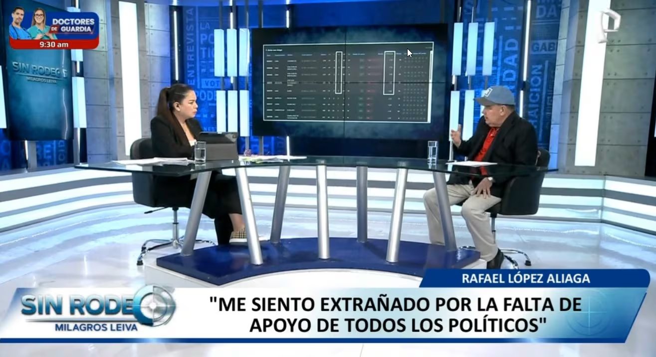 “Más de un millón no votó”: López Aliaga pide elección complementaria tras denunciar irregularidades. Captura: Sin Rodeos.