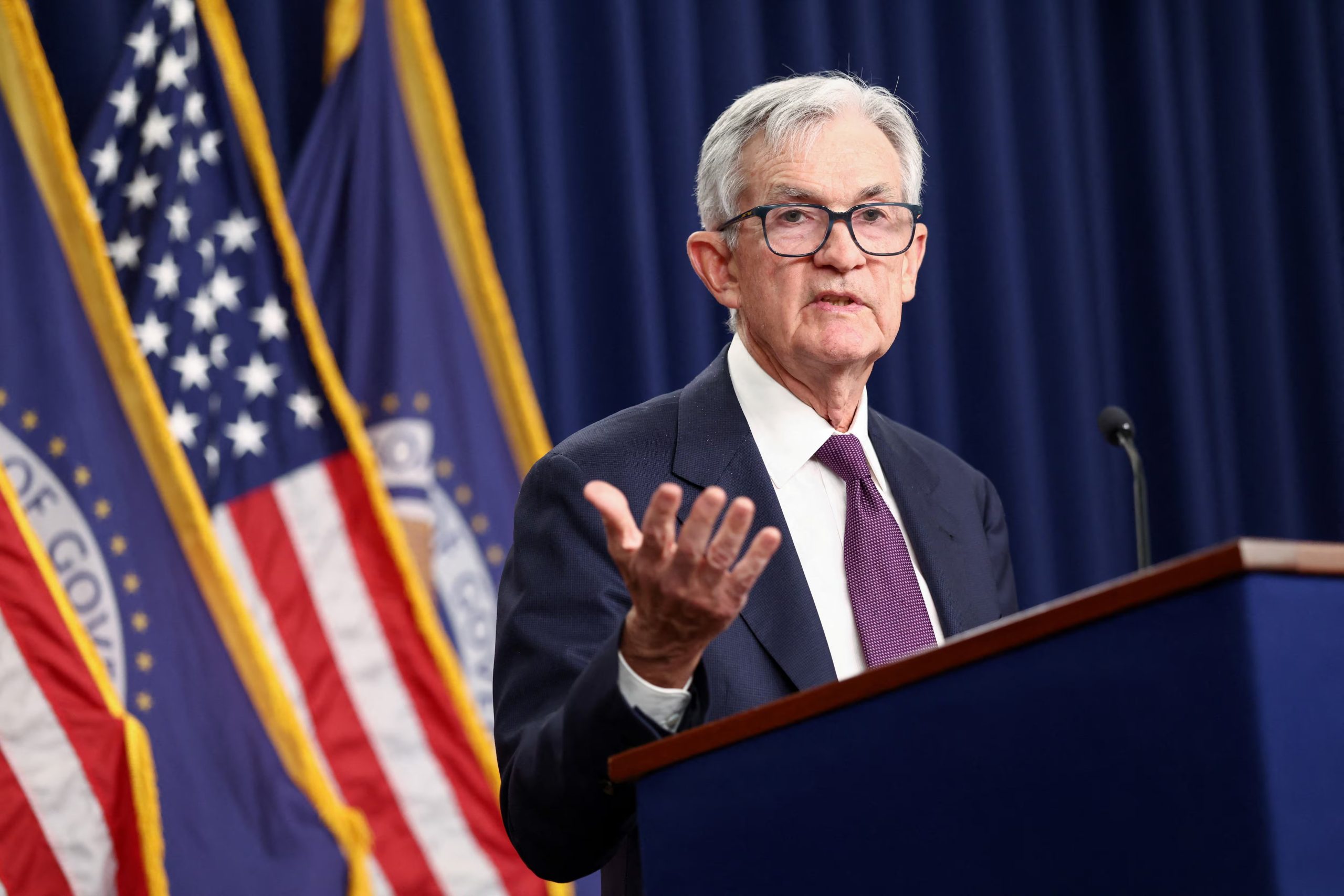 El anuncio de Jerome Powell como posible última conferencia refuerza la atención sobre la futura política monetaria de la Fed (REUTERS/Kevin Lamarque)