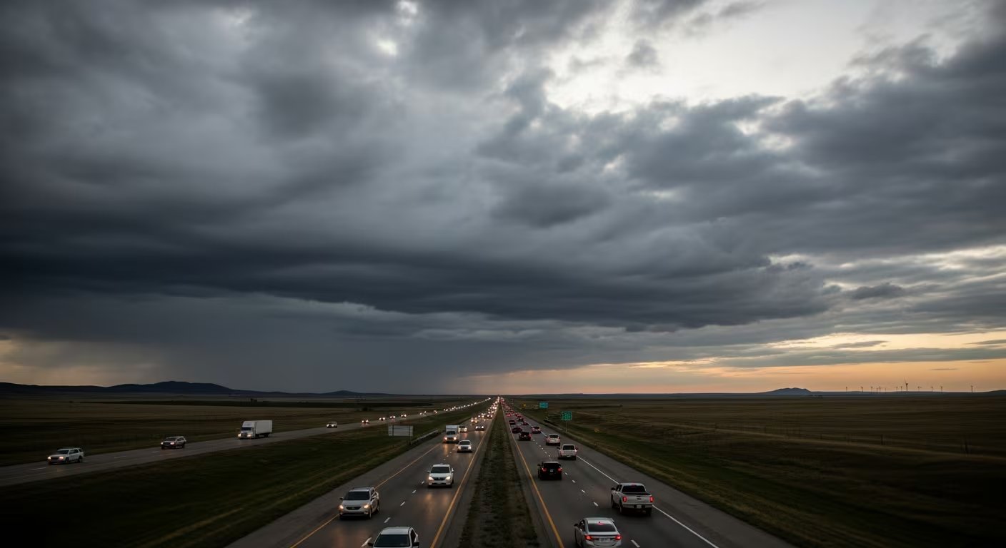 El fenómeno climático abarca más de 50 millones de habitantes en el Medio Oeste y las Llanuras, desde Texas hasta Wisconsin, con alertas activas en grandes ciudades y áreas rurales. (Imagen Ilustrativa Infobae)