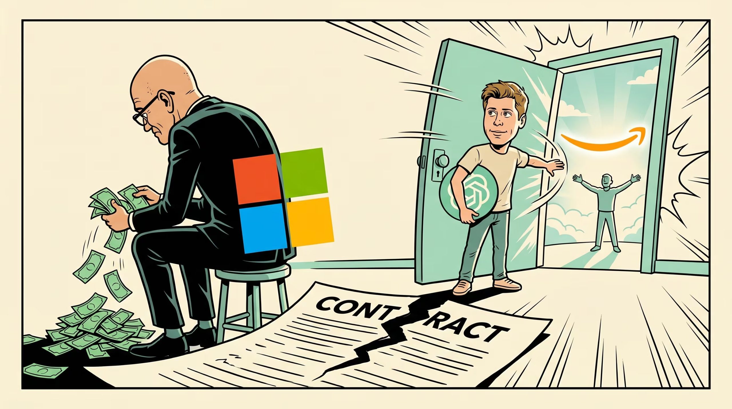 Eliminación de la cláusula AGI marca el fin de la exclusividad tecnológica entre Microsoft y OpenAI
(Imagen Ilustrativa Infobae)