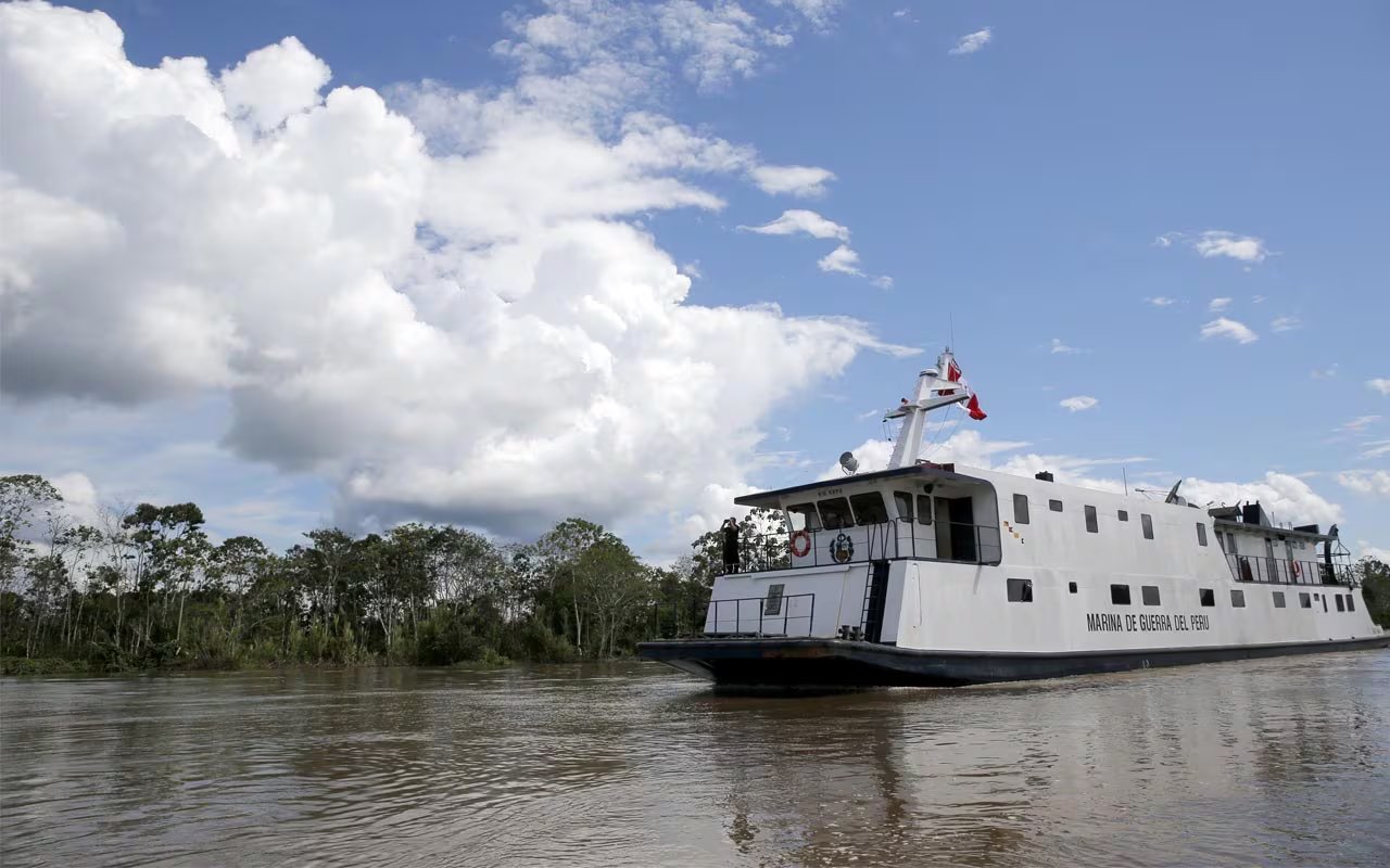 Las autoridades de Colombia piden explicaciones por el hecho registrado en territorio fronterizo - crédito Armada de Perú 