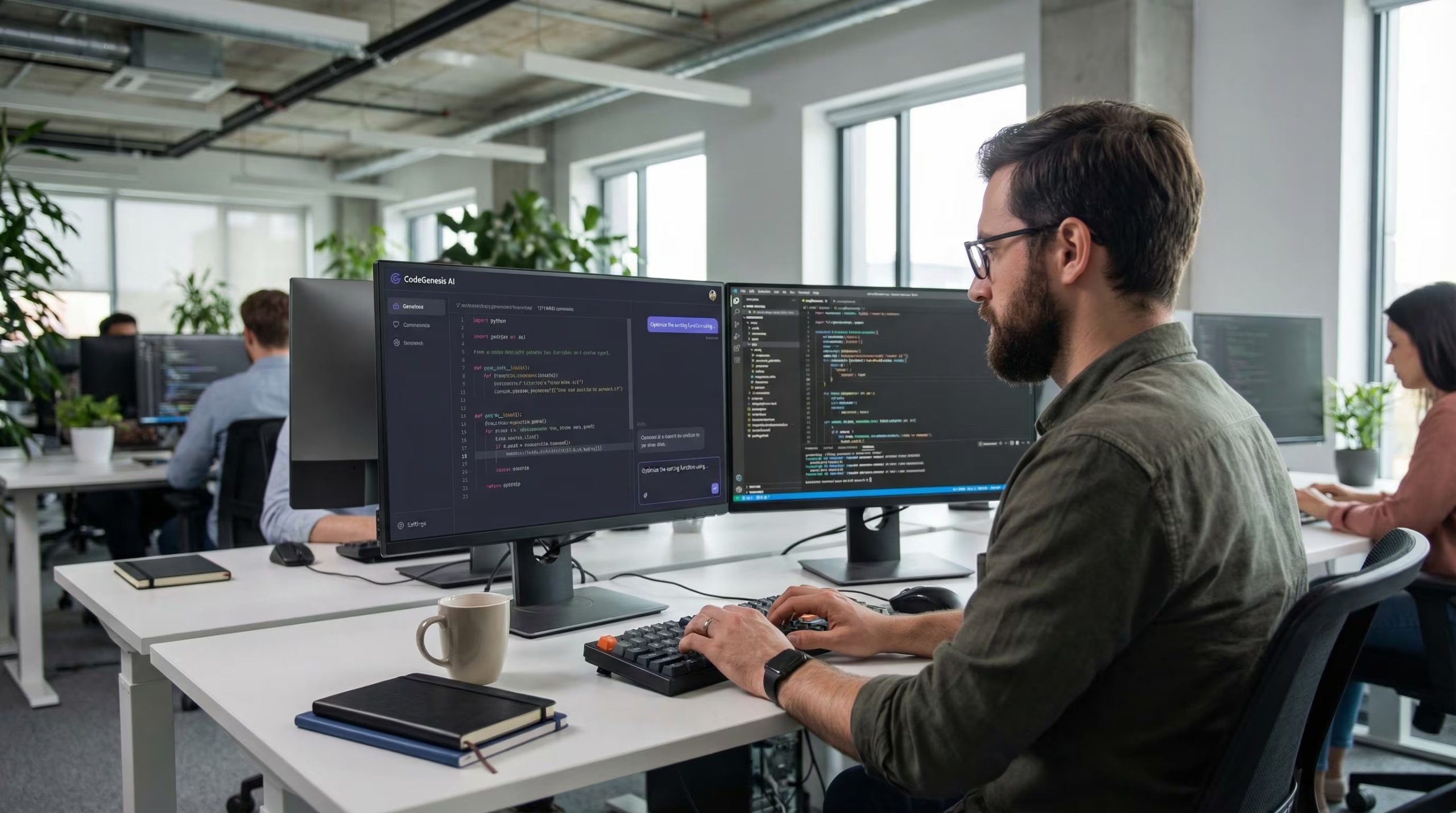 La automatización de tareas repetitivas impulsa la eficiencia, pero exige nuevas competencias en contexto de negocio, regulación y seguridad, redefiniendo la formación y los equipos de trabajo en tecnología - (Imagen Ilustrativa Infobae)