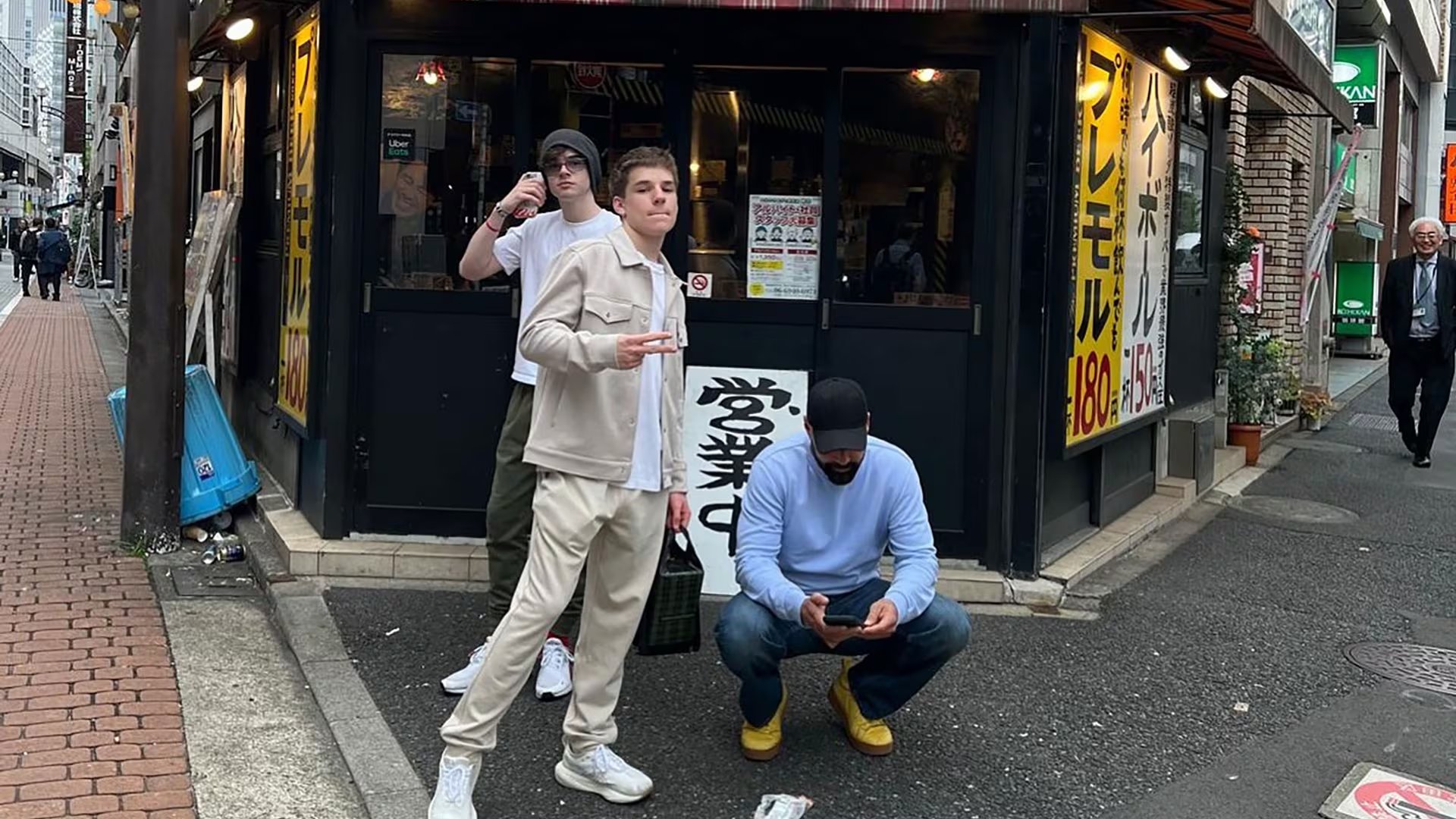 En 2024, padre e hijos vacacionaron en Japón (IG)