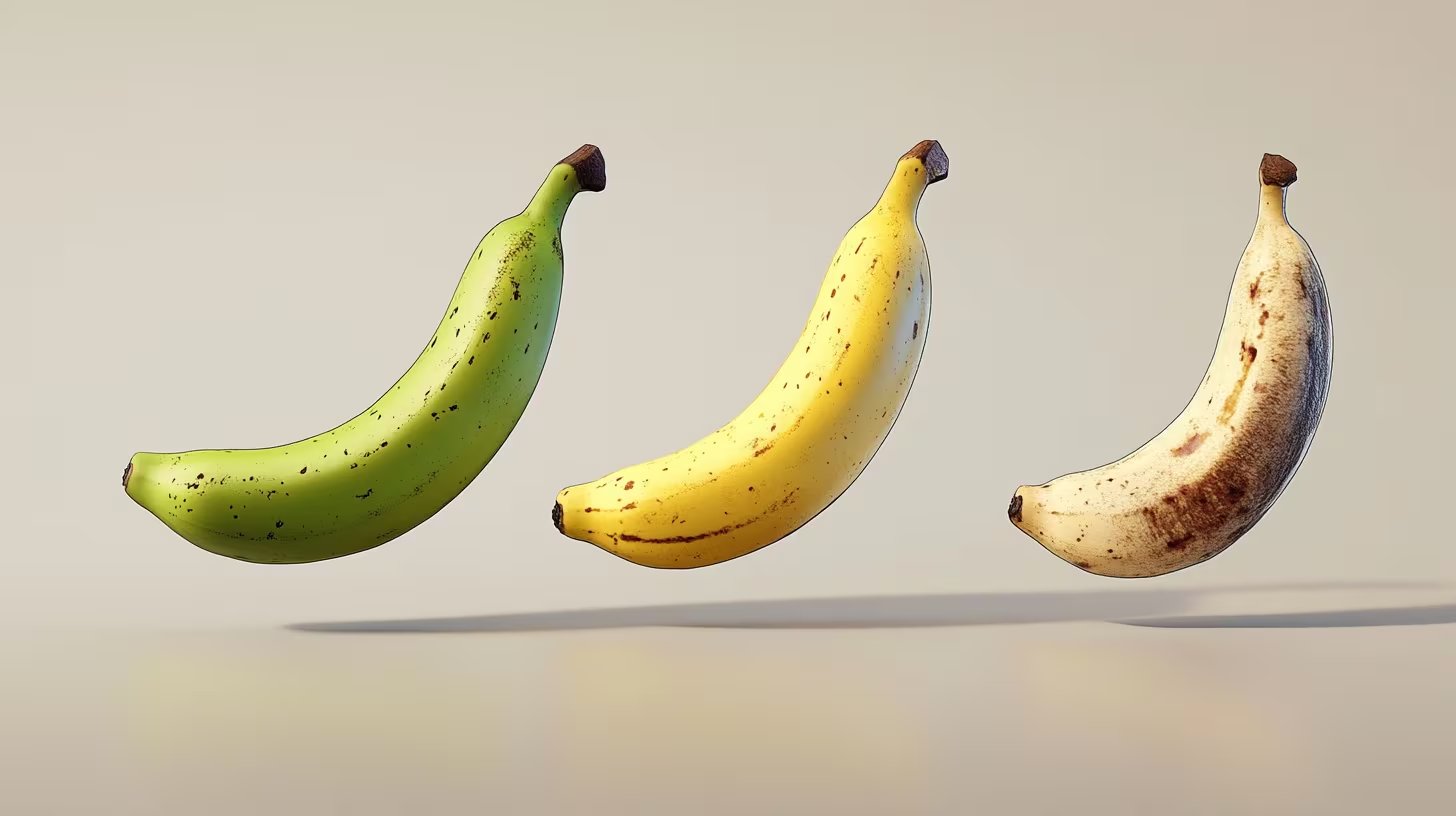 El consumo adecuado de plátano es apto incluso para personas con diabetes, siempre que se ajuste el nivel de maduración al plan alimenticio. - (Imagen Ilustrativa Infobae)