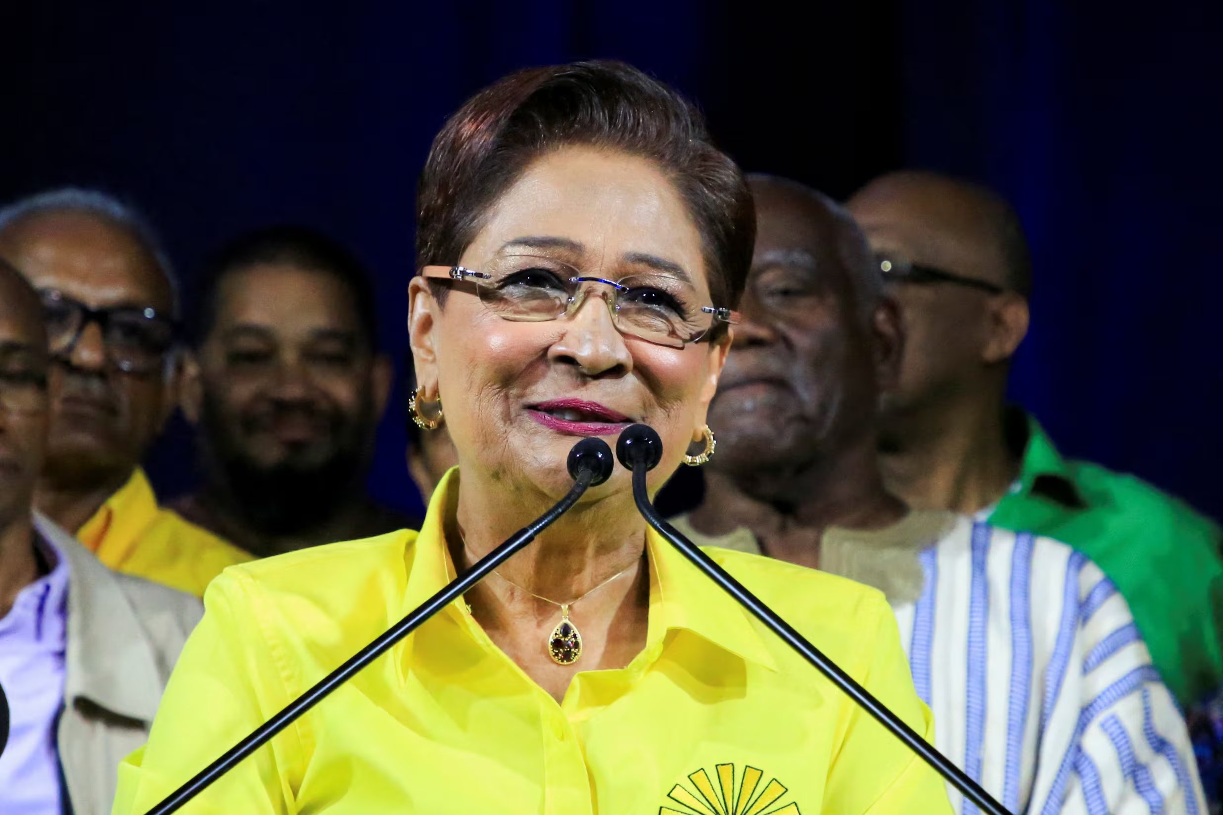 Kamla Persad-Bissessar fue declarada persona non grata por la Asamblea Nacional venezolana en 2025 (Reuters)