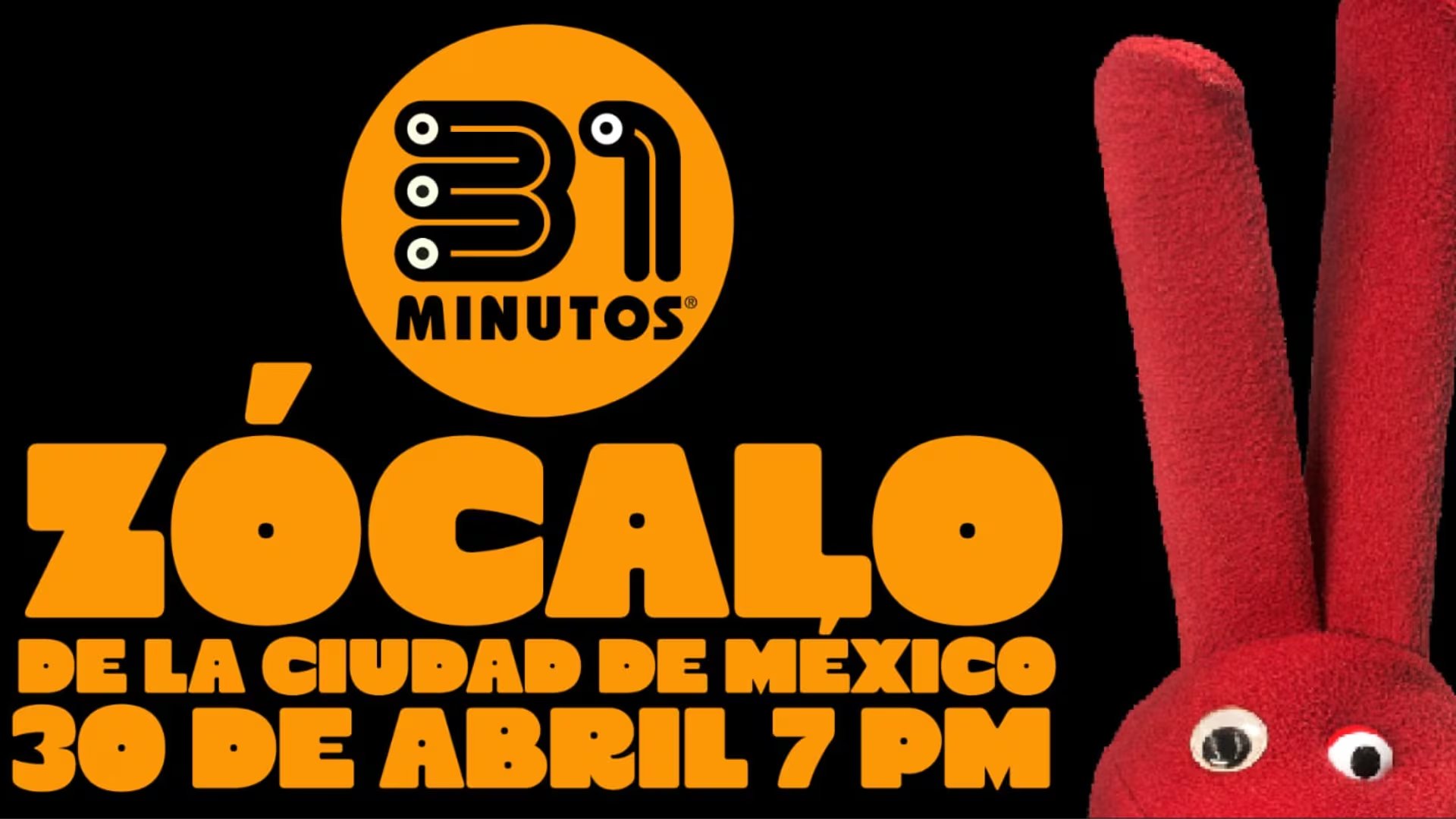 31 minutos dará un show gratuito en el Zócalo de la CDMX (Gob CDMX)