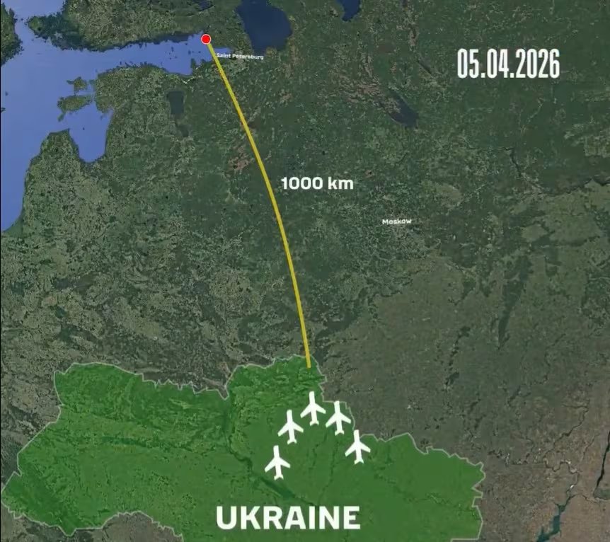 La planta atacada en Primorsk, en la región de Leningrado. (Fuerzas de Sistemas No Tripulados de las Fuerzas Armadas de Ucrania)