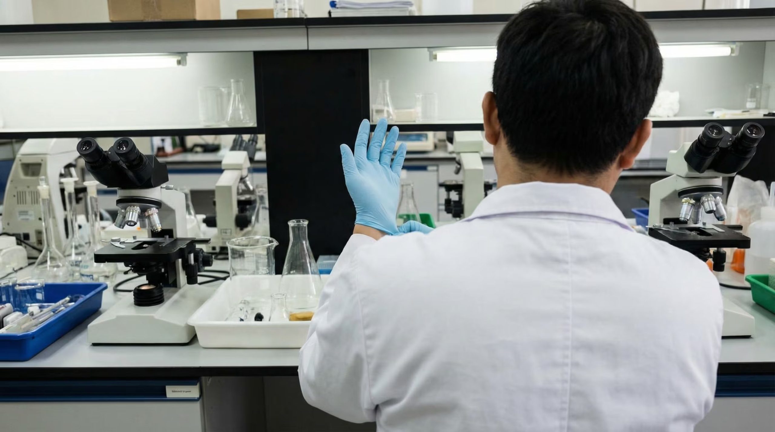 Manipulaciones rutinarias con guantes pueden depositar más de 7.000 partículas por milímetro cuadrado en equipos de laboratorio (Imagen Ilustrativa Infobae)