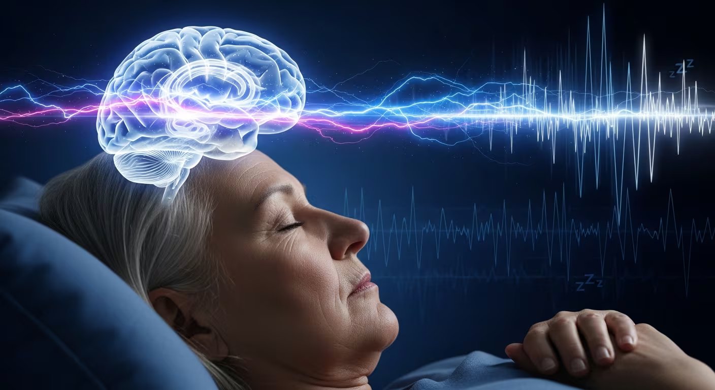 El BAI se obtiene mediante análisis de EEG durante el sueño y se presenta como un marcador objetivo y estandarizado del envejecimiento cerebral (Imagen Ilustrativa Infobae)