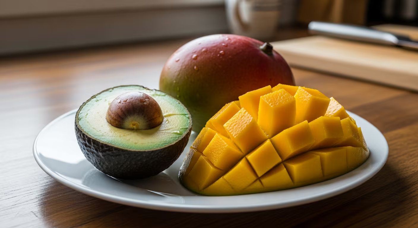 Tanto la palta como el mango pueden integrarse fácilmente en licuados, salsas, ensaladas o tostadas para sumar sabor y nutrición (Imagen Ilustrativa Infobae)