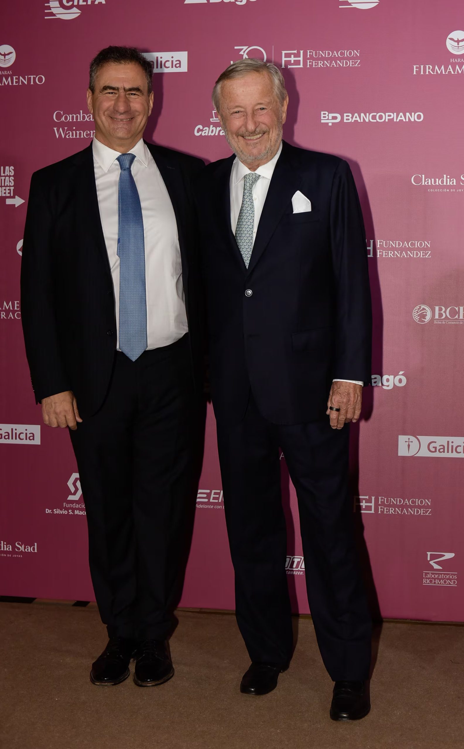 El ex titular del PAMI, Carlos Regazzoni, junto al empresario, Cristiano Rattazzi