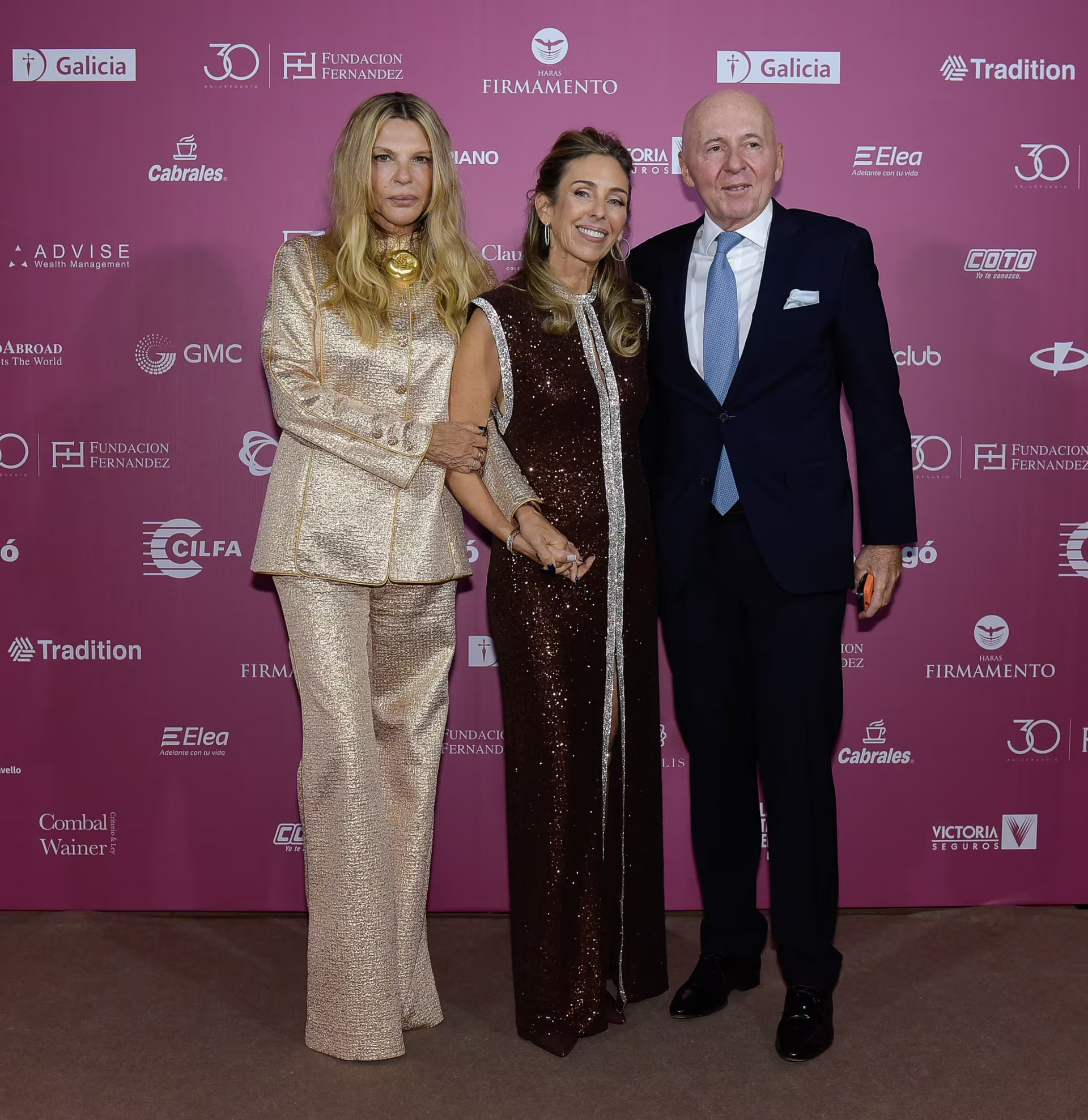 Mariana Bagó junto a Karin y Miguel Sulichín
