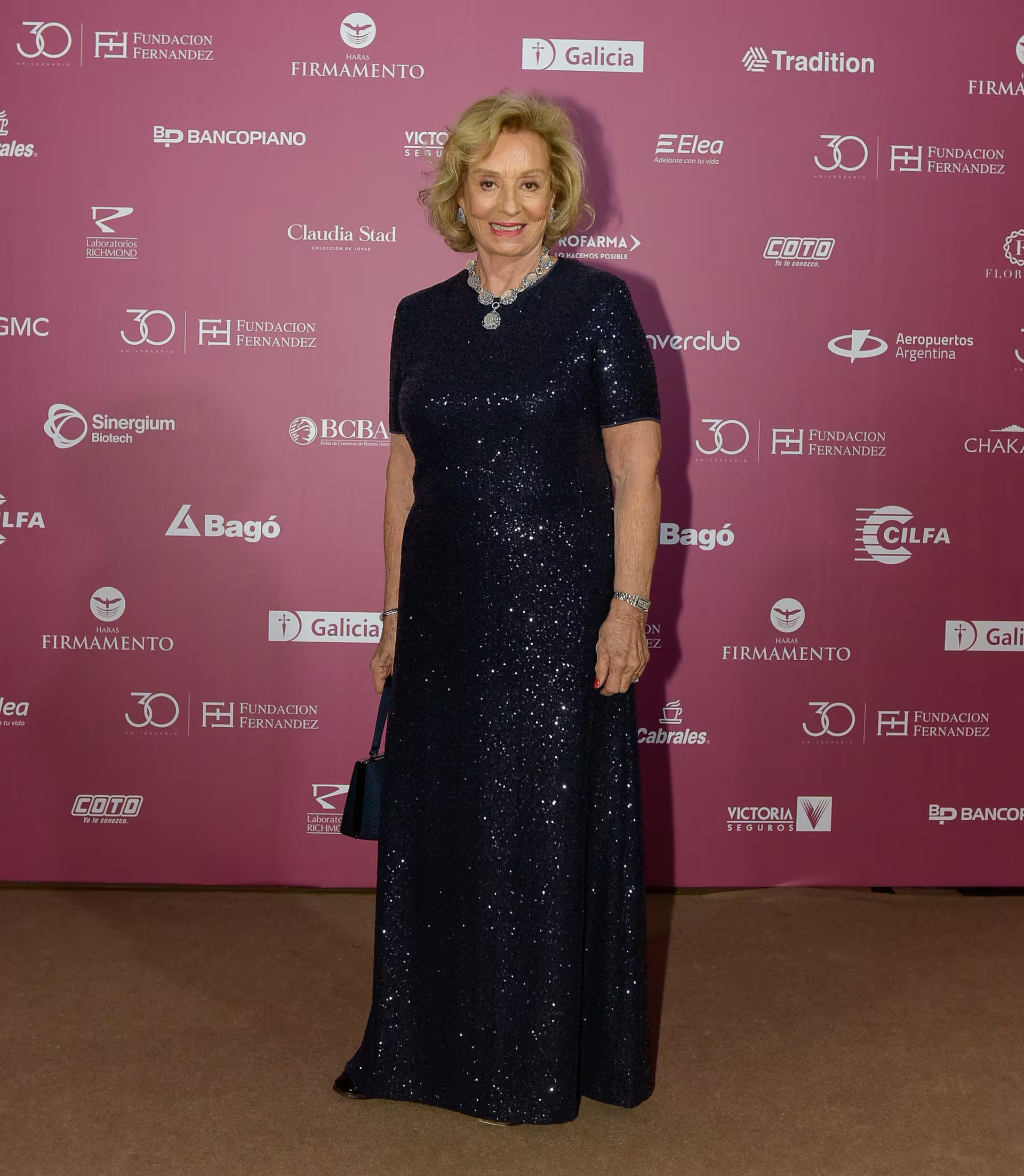 La vicepresidenta de la Fundación Fernández, Miriam de Bagó