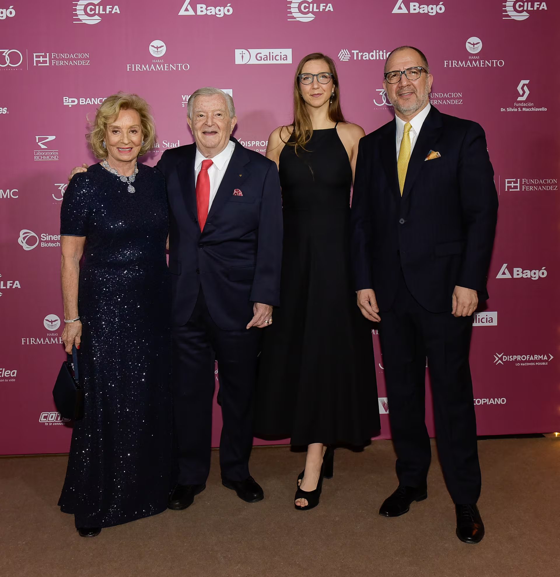 Miriam y Juan Carlos Bagó con Sofía y Fabián Perechodnik 