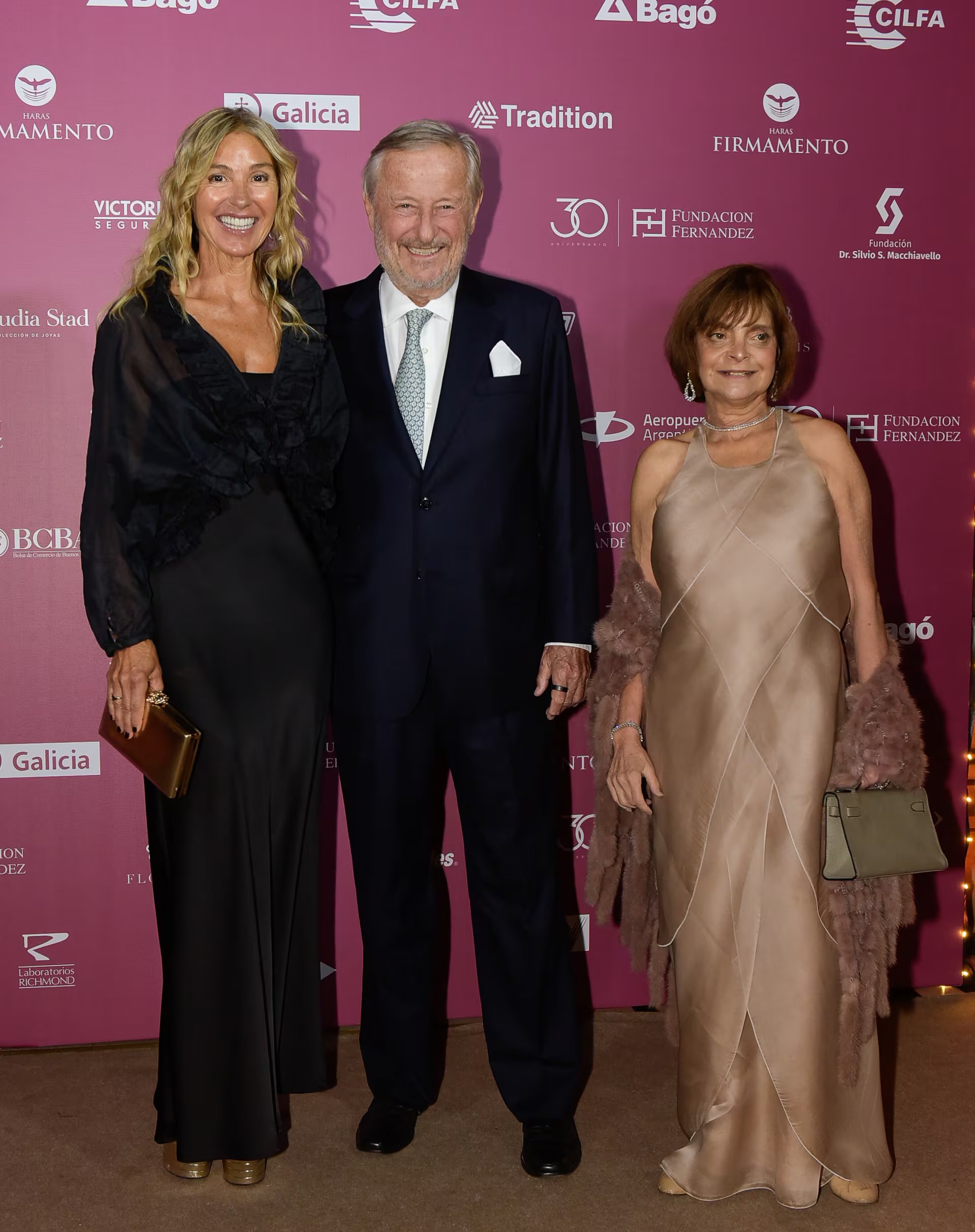 Cristiano Rattazzi y Gabriela Castellani junto a Claudia Stad