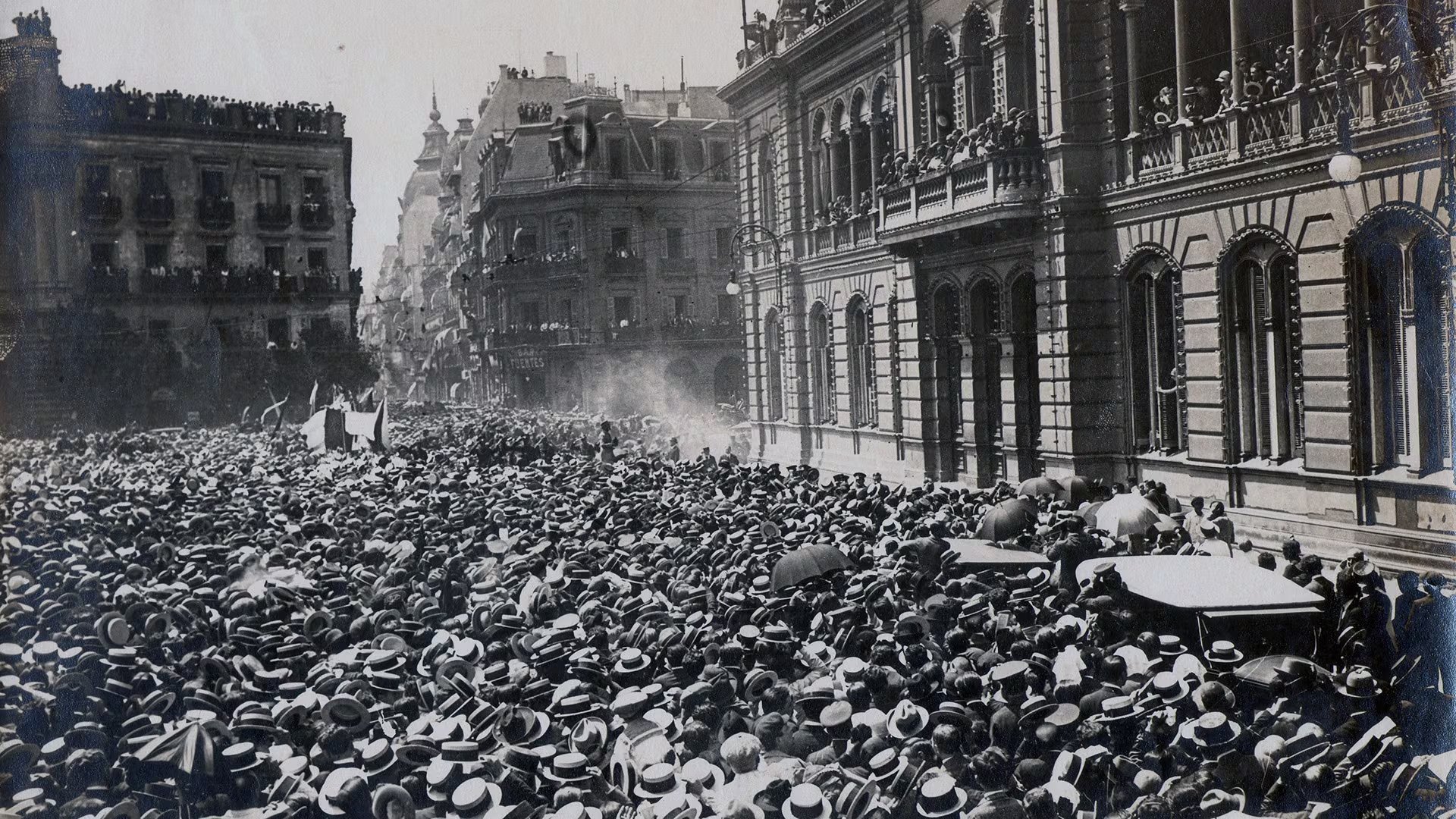 Recibimiento en Buenos Aires el 13 de agosto de 1926