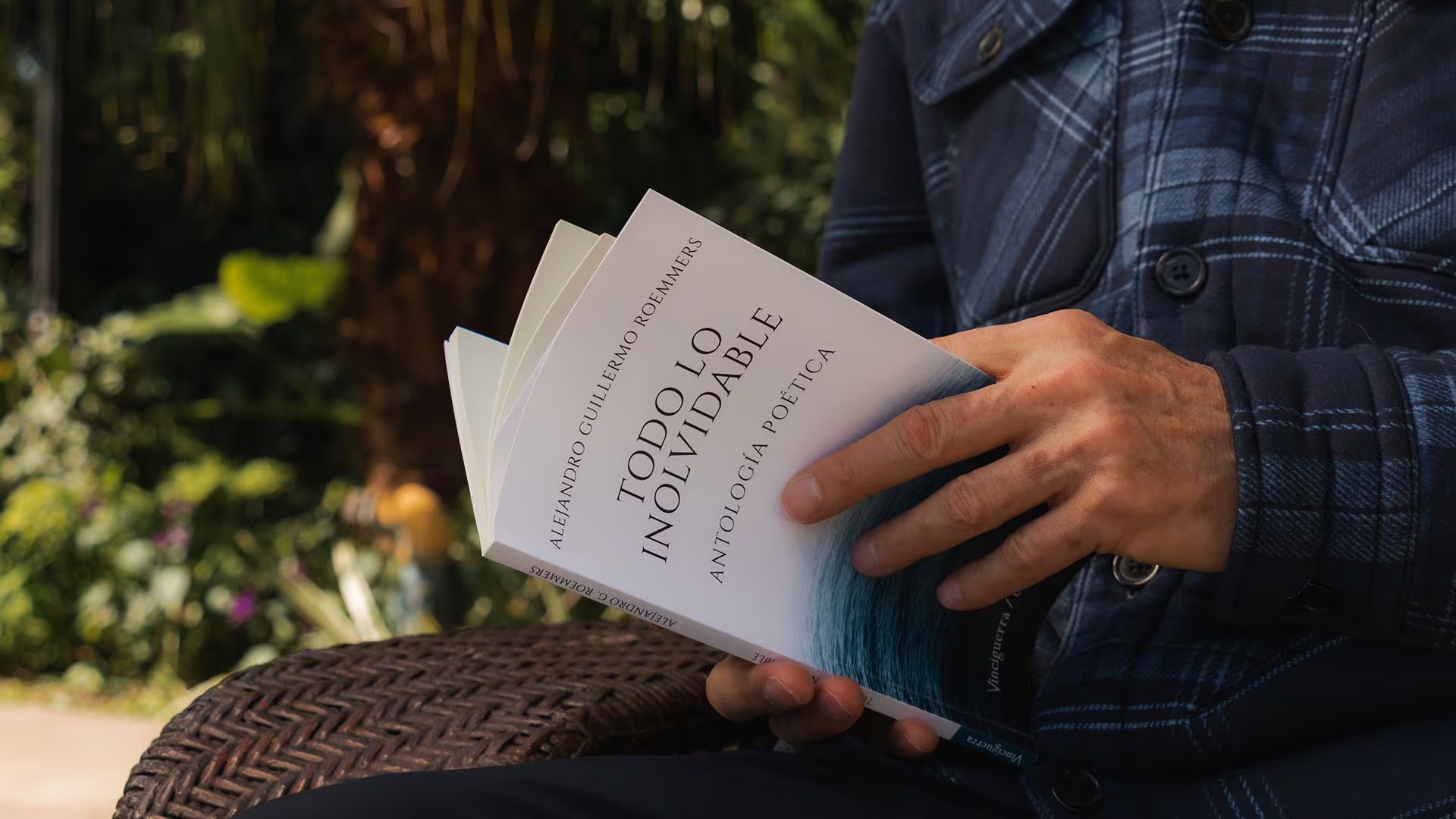 Roemmers y su libro de poesía: lo que más le importa.