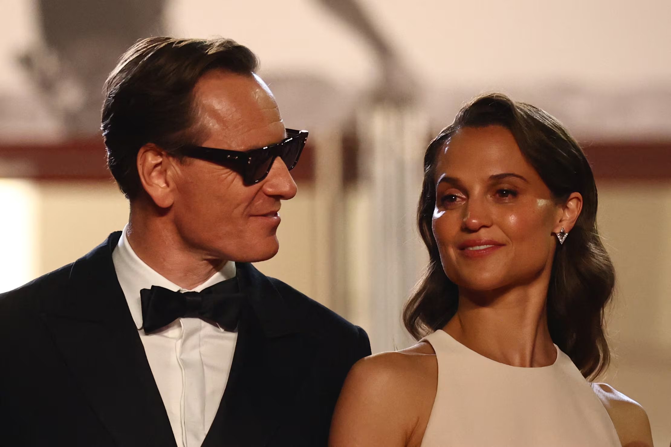 Michael Fassbender y Alicia Vikander en el estreno de 'Hope' en Cannes. REUTERS/Sarah Meyssonnier