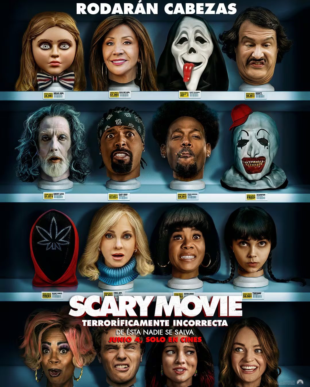 La sexta entrega marca el reencuentro en pantalla del elenco original tras 26 años, con Anna Faris, Regina Hall y los hermanos Wayans al frente (Paramount)