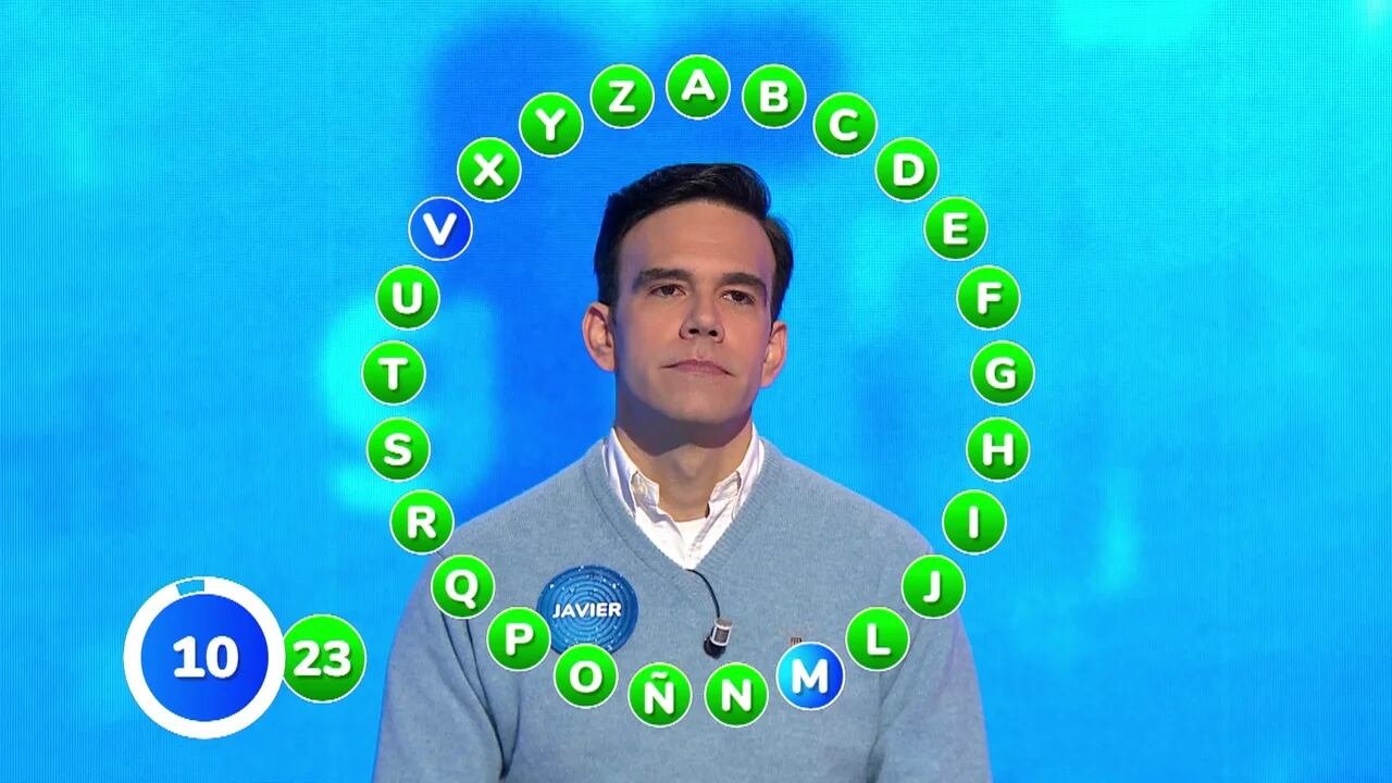 Javier, concursante de 'Pasapalabra' (Atresmedia)